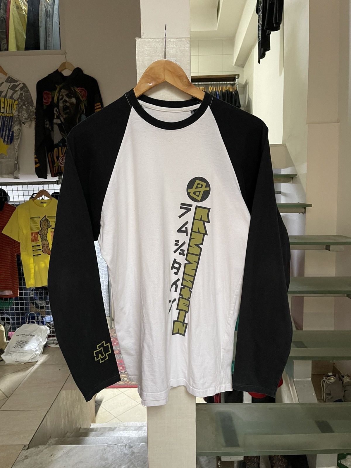 Band Tees Rammstein Japanese Raglan long sleeve shirt Size US L / EU 52-54 / 3 - 1 Thumbnail