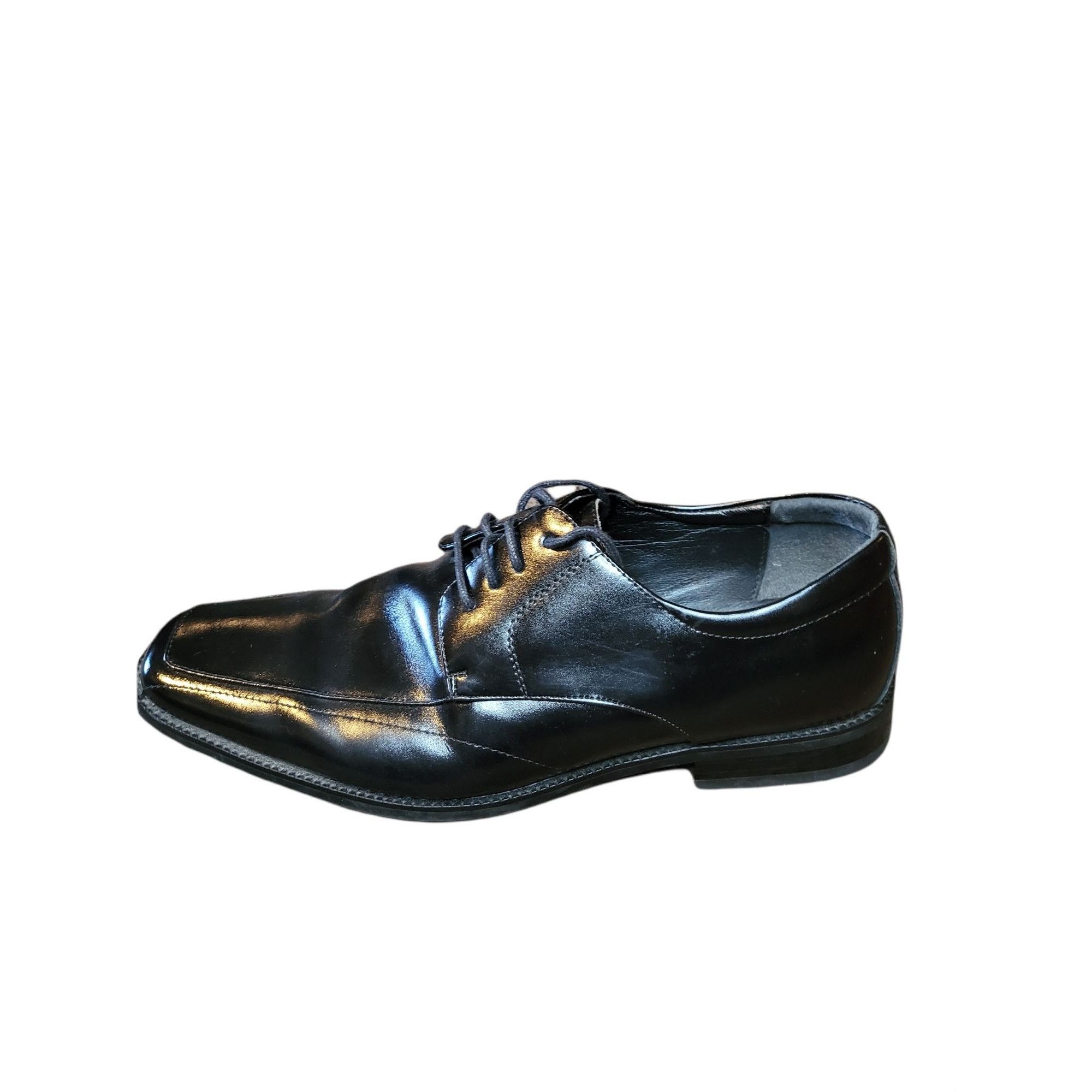 Stacy Adams Stacy Adams Cassidy Moc Toe Oxford Shoes Men Sz 12M Black Le Size US 12 / EU 45 - 1 Thumbnail