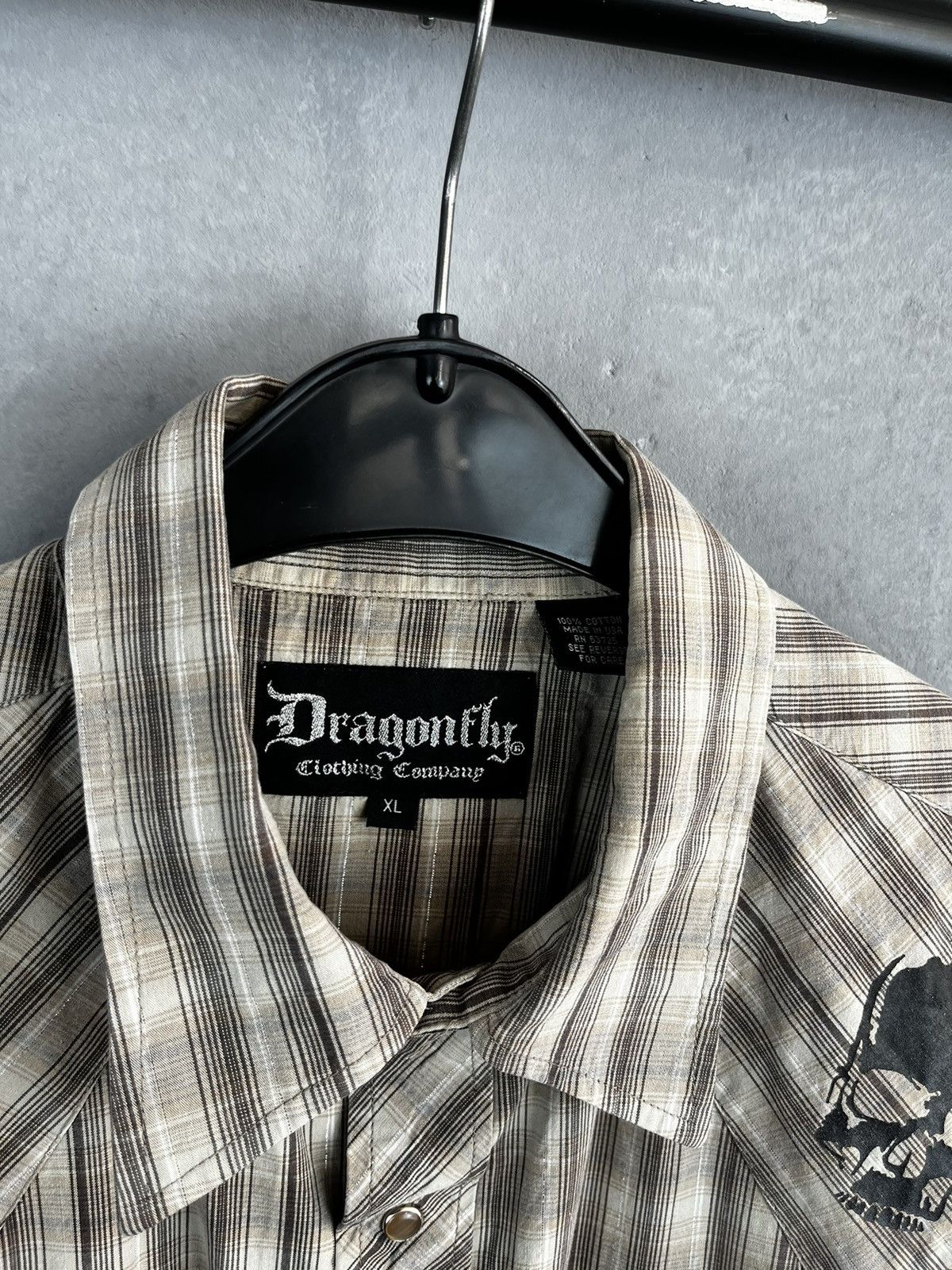 Dragonfly × Vintage Dragontly skull t shirt vintage Size US XL / EU 56 / 4 - 6 Thumbnail