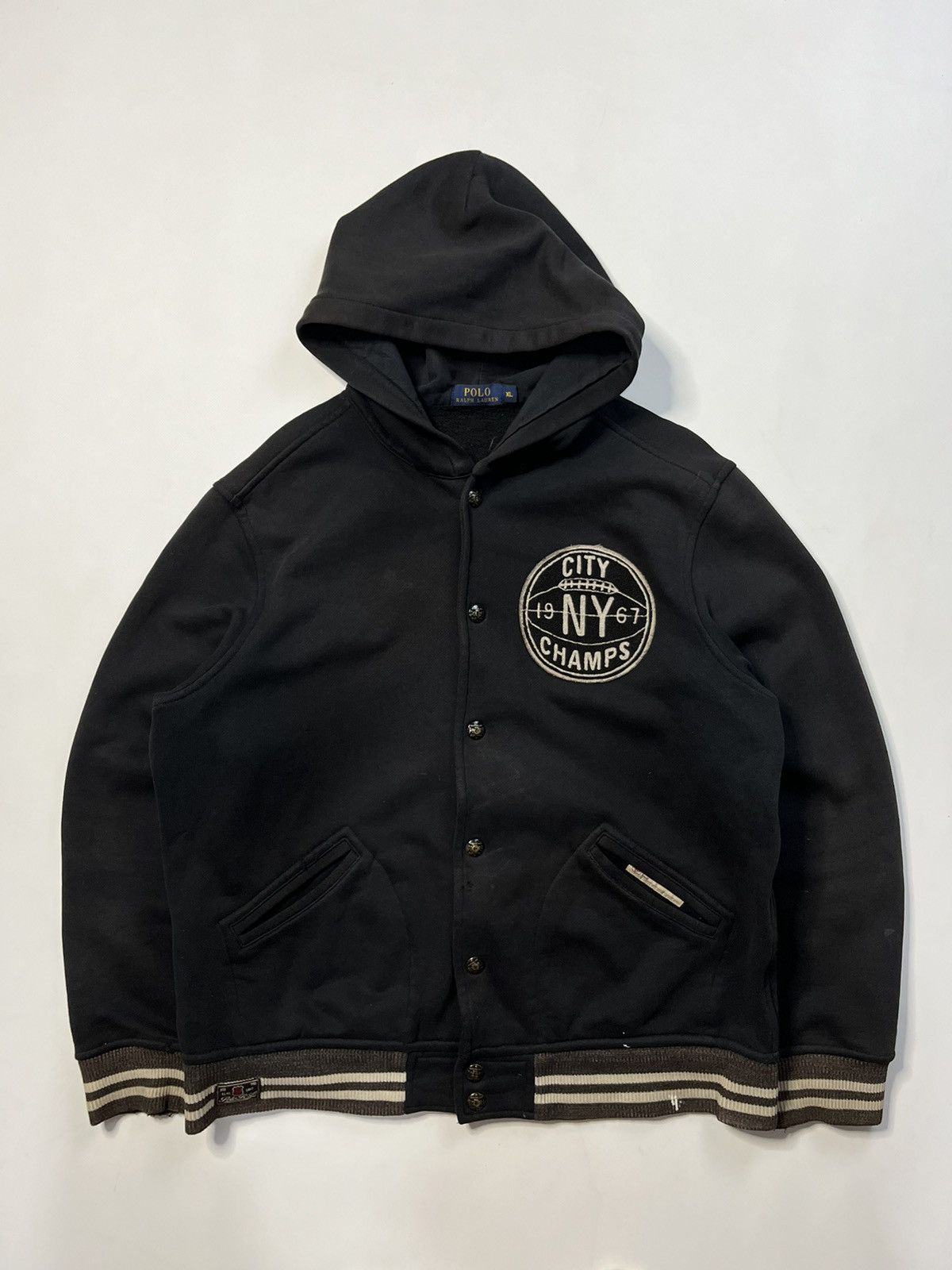 Polo Ralph Lauren Polo Ralph Lauren hoodie button up with logo Size US XL / EU 56 / 4 - 1 Thumbnail