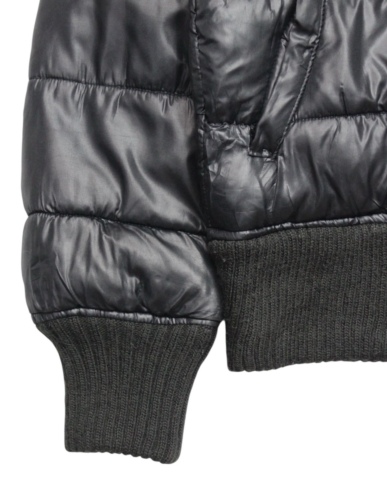 If Six Was Nine 2000S GOA JAPAN BLACK SHINY PUFFER HOODED JACKET WITH FUR Size US M / EU 48-50 / 2 - 6 Thumbnail