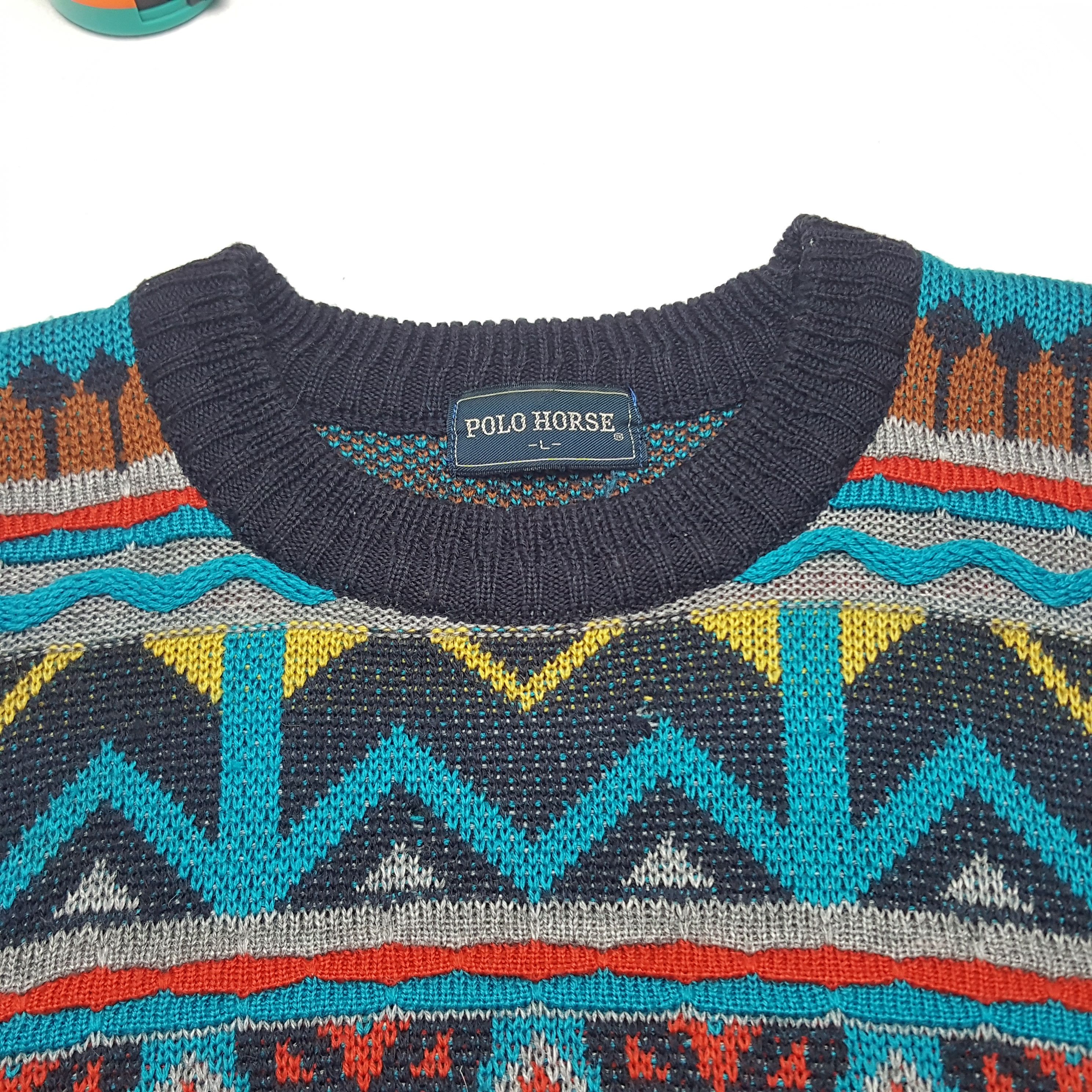 Gypsy × Vintage Vintage Polo Horse Coogi Style Bohemian Sweatshirt Size US M / EU 48-50 / 2 - 4 Thumbnail