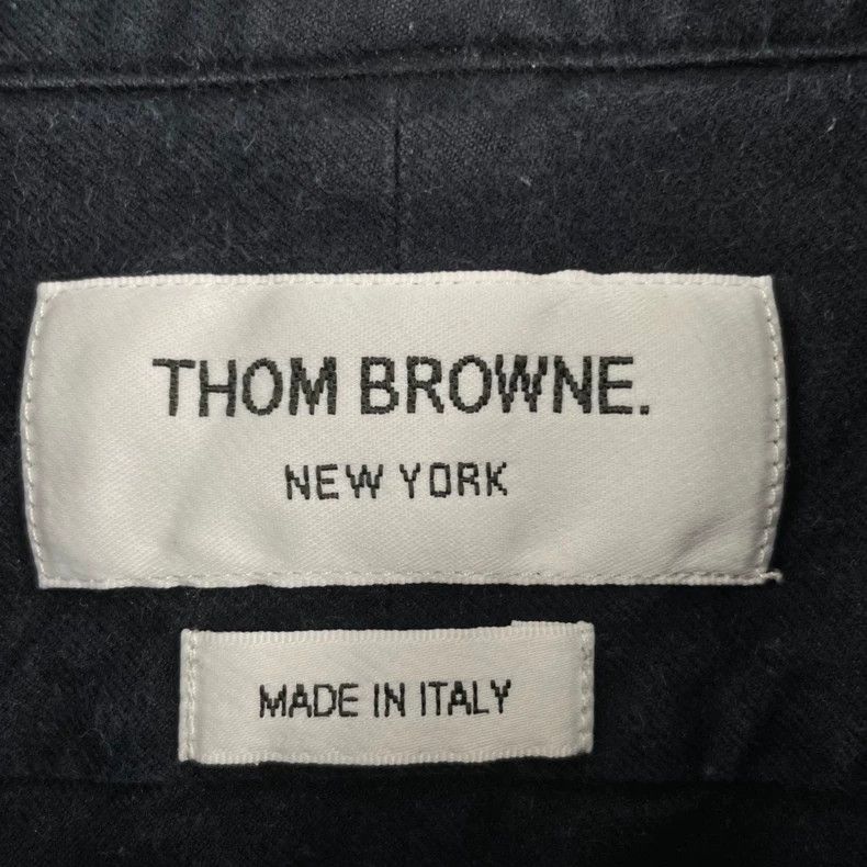 Thom Browne Thom Browne Classic blue and green striped shirt Size US M / EU 48-50 / 2 - 3 Thumbnail