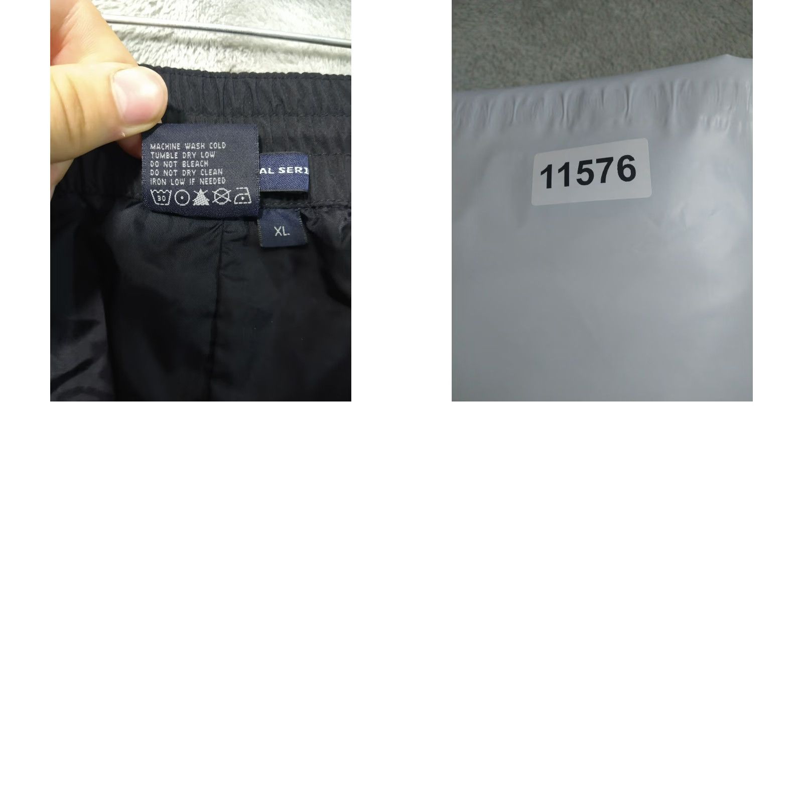 Vintage 5.11 Tactical Pants Mens XL Black Nylon Rain Waterproof Straight Leg High Rise Regular Inseam 33 in Size US 36 / EU 52 - 8 Thumbnail