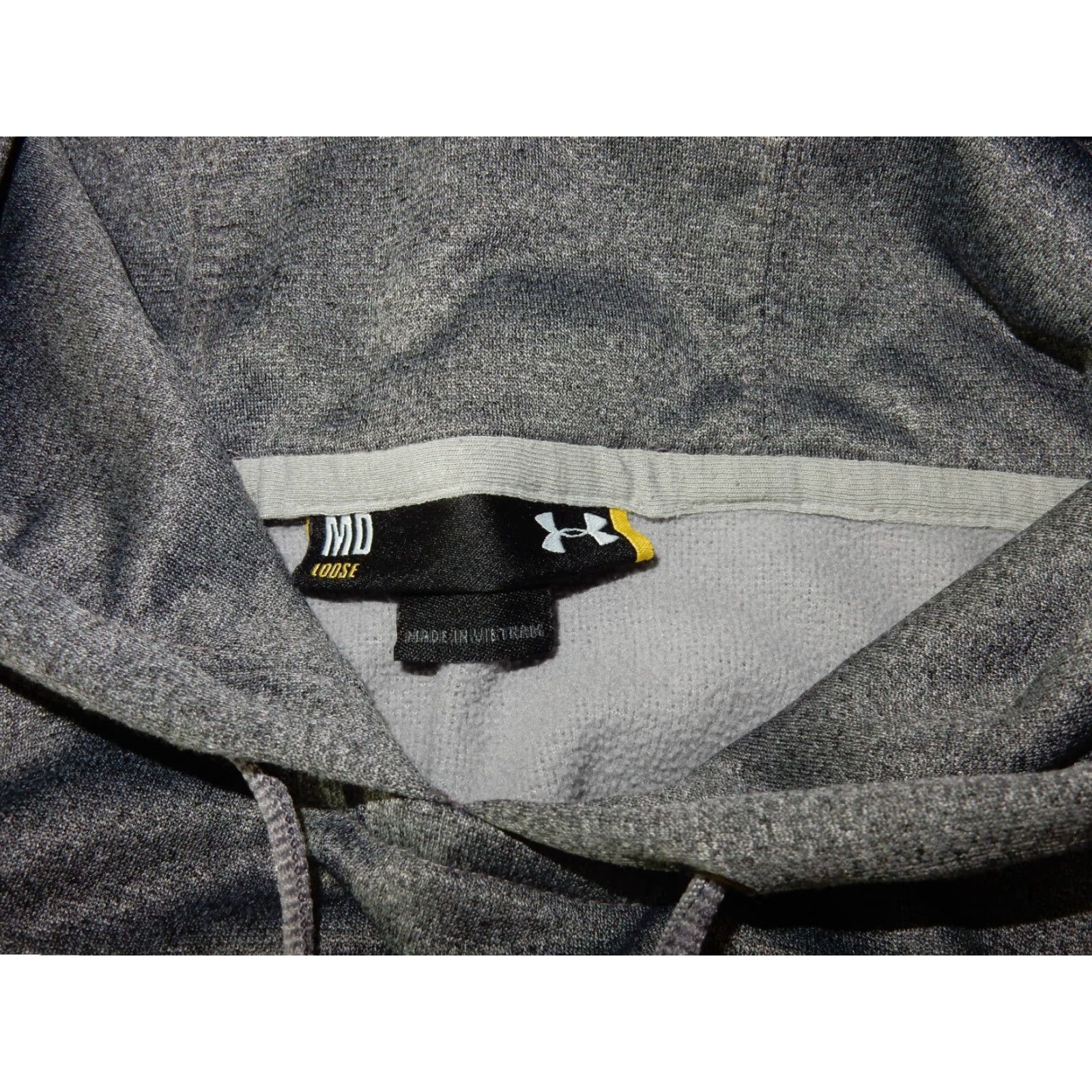 Under Armour Under Armour Maryland Terrapins Men's Hooded Sweater Size M Gray Pullover Polyester Zipless? Size US M / EU 48-50 / 2 - 4 Thumbnail