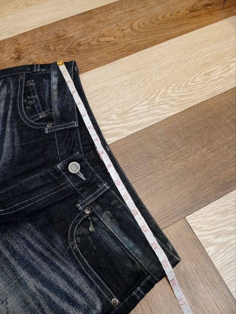 Tornado Mart TORNADO MART JAPAN BLUE WASHED FLARED PANTS Size US 31 - 12 Thumbnail