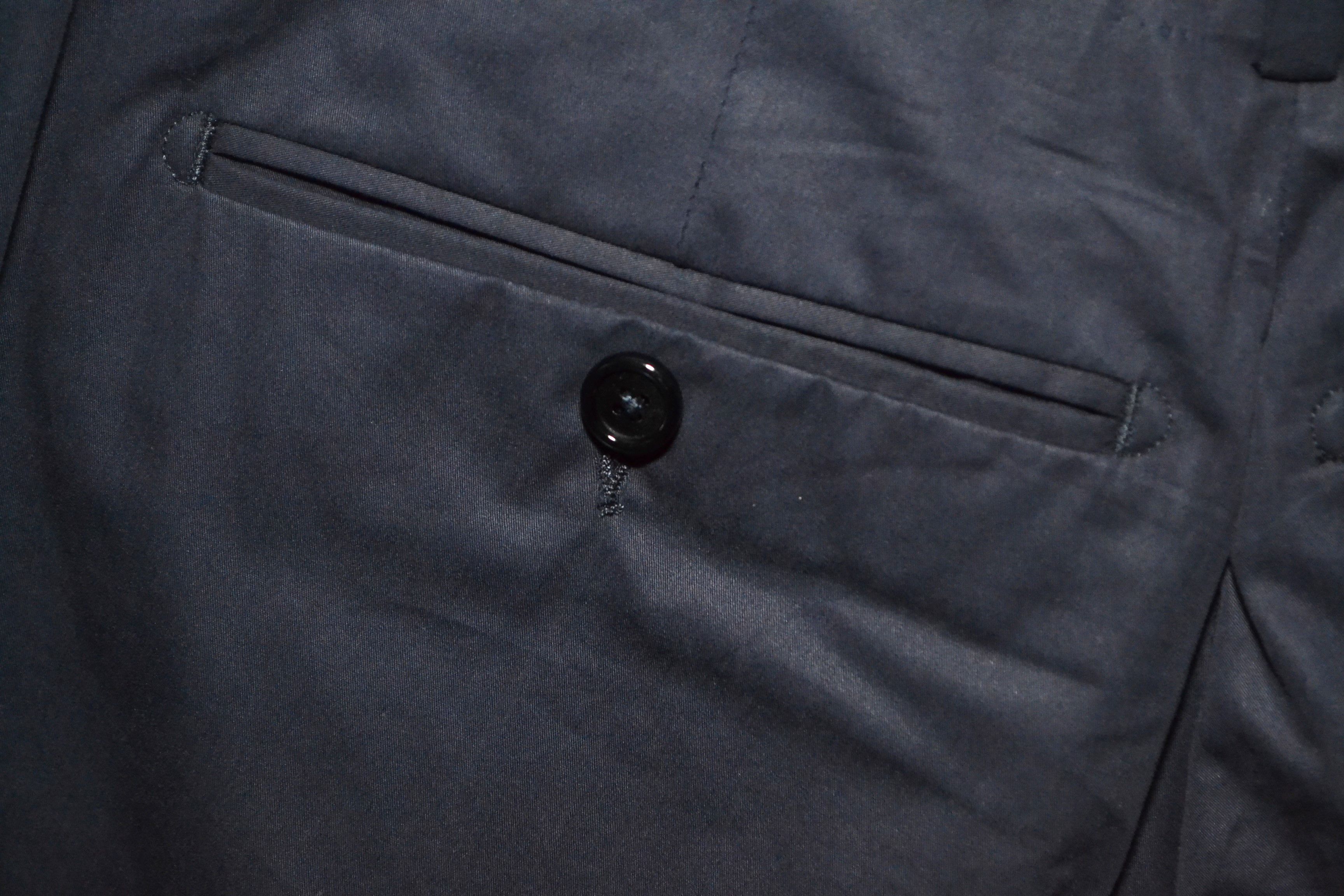 Z Zegna Z Zegna Modern Drop 8 Deco Blue Cotton Suit 44 R Size 44R - 18 Thumbnail