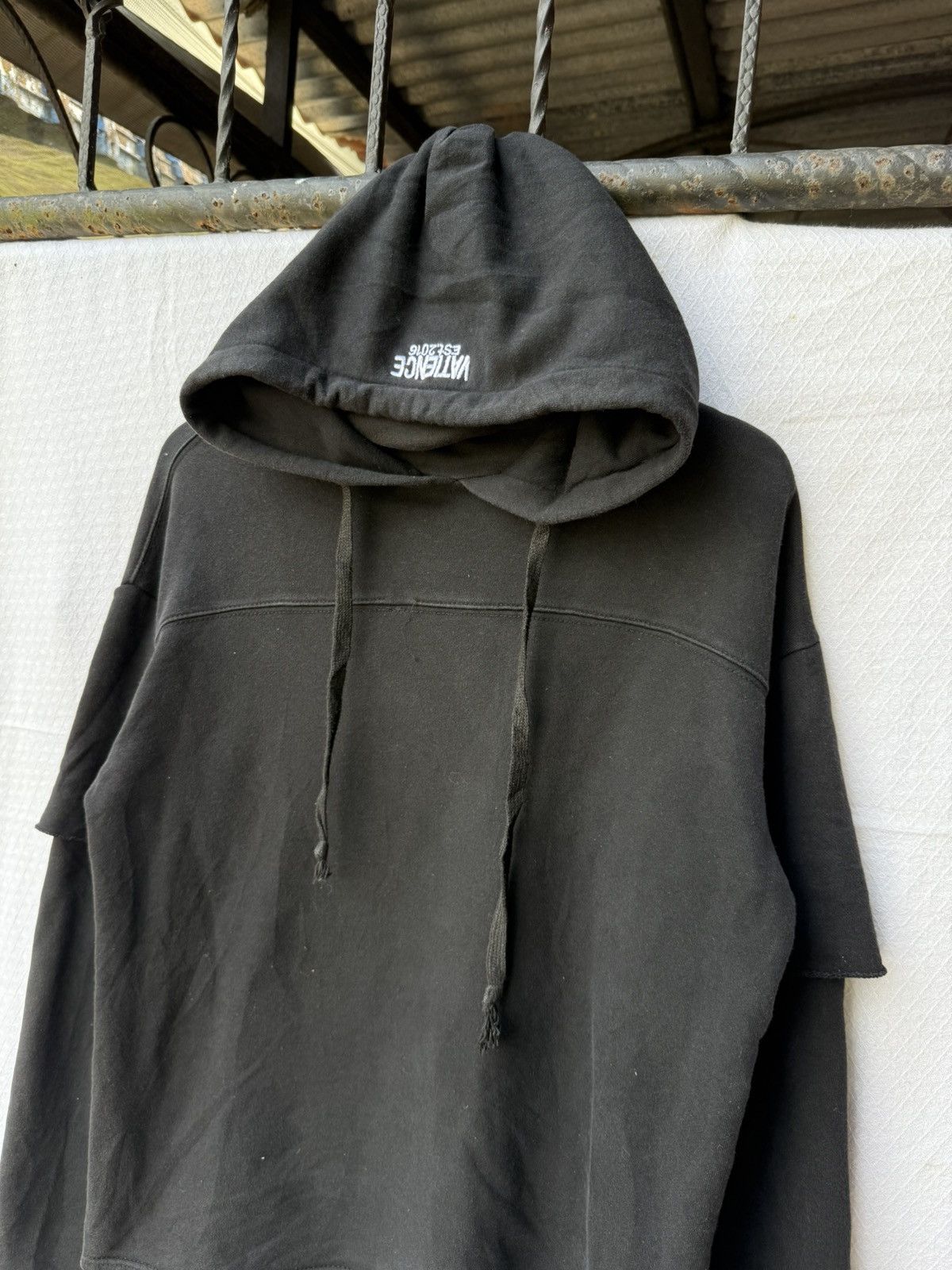 Japanese Brand Vatience Doubel Layers Balaclava Blank Hoodie Size US L / EU 52-54 / 3 - 9 Thumbnail