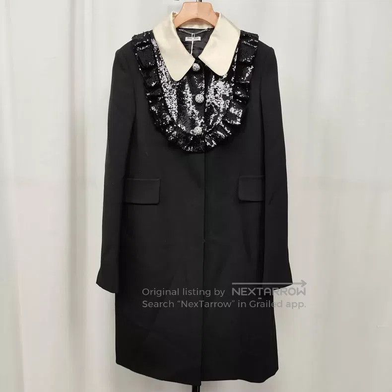 Miu Miu 40 Suit material long coat