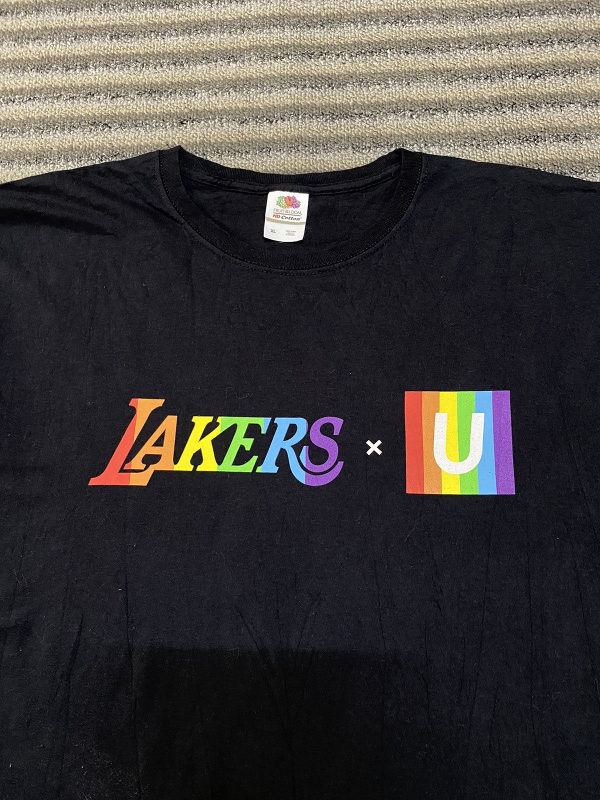NBA Lakers x U rainbow 🌈 Size US XL / EU 56 / 4 - 3 Thumbnail
