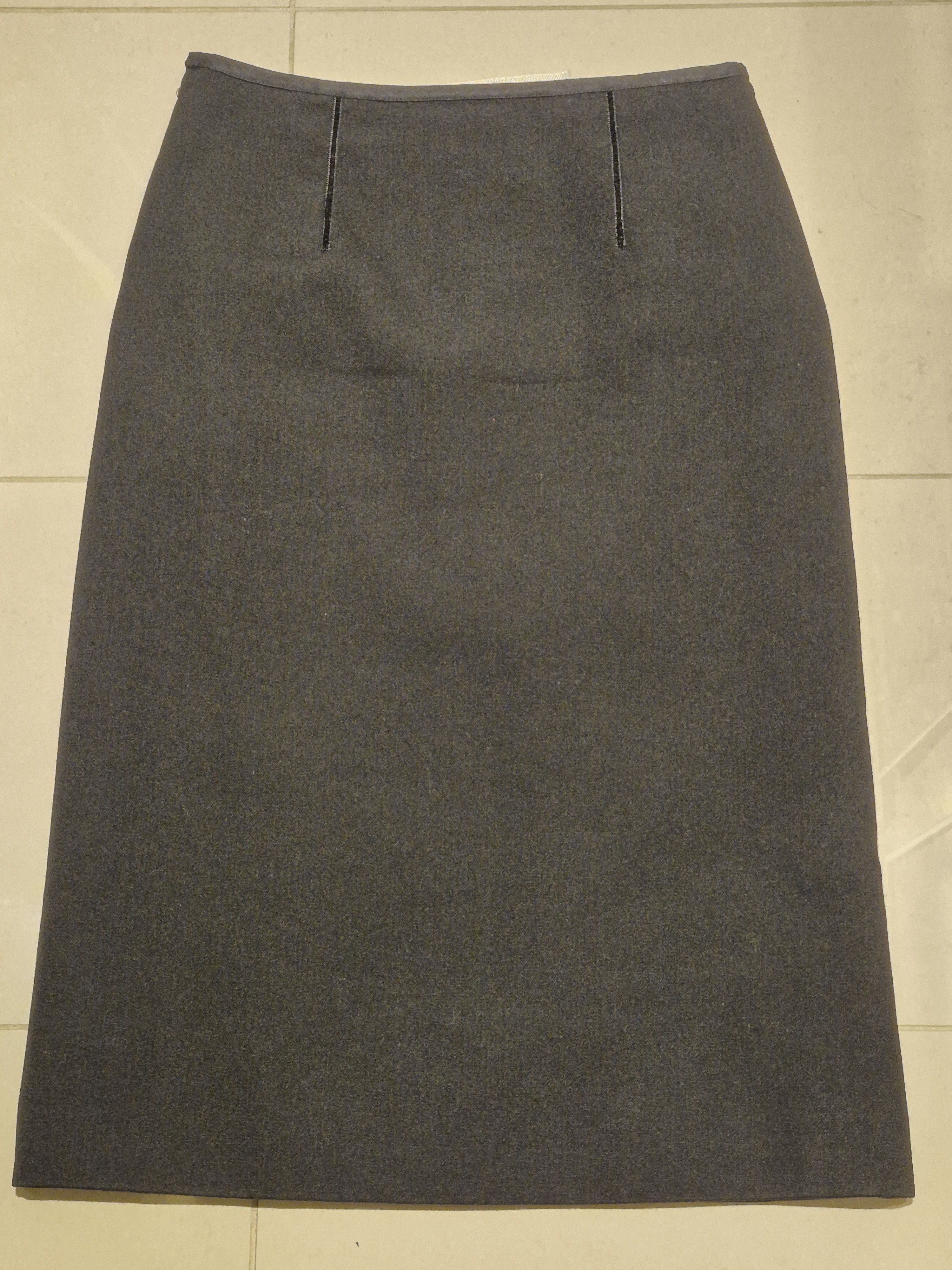 Lanvin Lanvin winter 2003 black skirt, bow detailing Size 26" / US 2 / IT 38 - 2 Thumbnail
