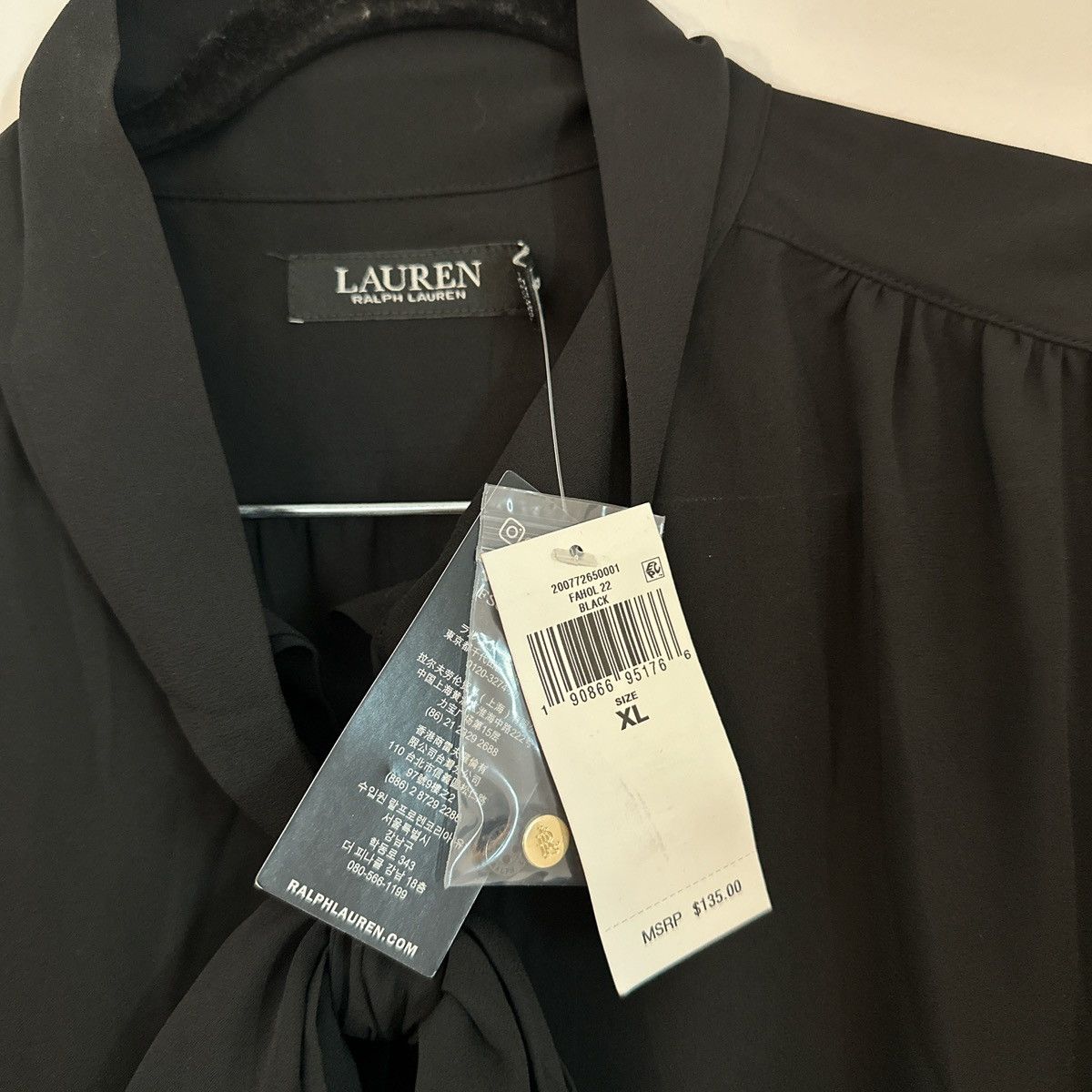 Lauren Ralph Lauren Work blouse Size XL / US 12-14 / IT 48-50 - 3 Thumbnail