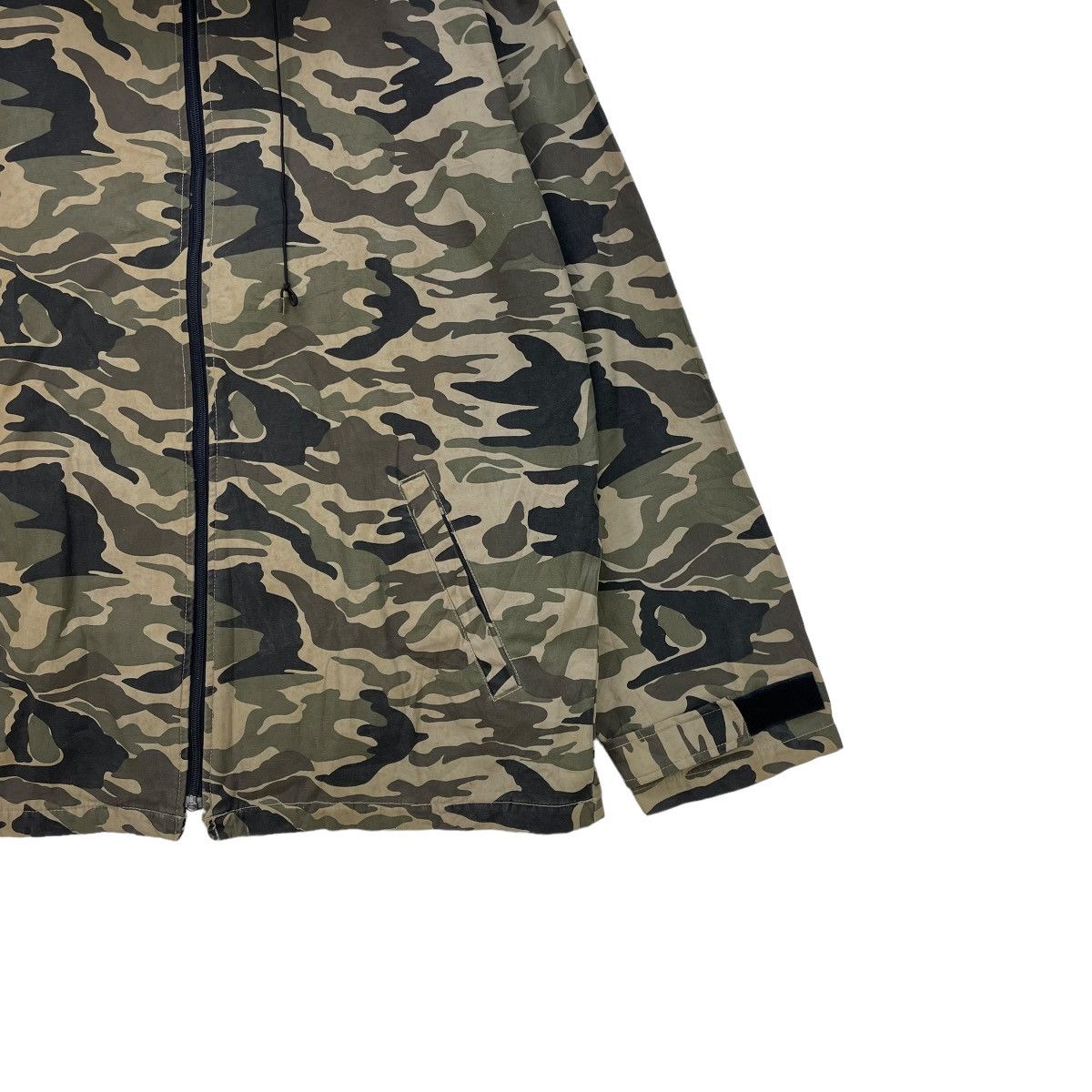 Mossy Oaks × NFL Japanese Brand RedSkin Camo Hooded Army Jacket Size US M / EU 48-50 / 2 - 4 Thumbnail