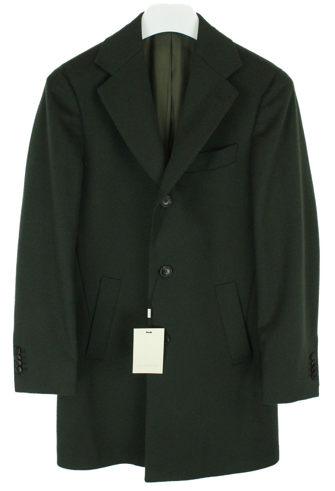 SUITSUPPLY Vicenza Coat Men's UK 34 Wool Single Breasted