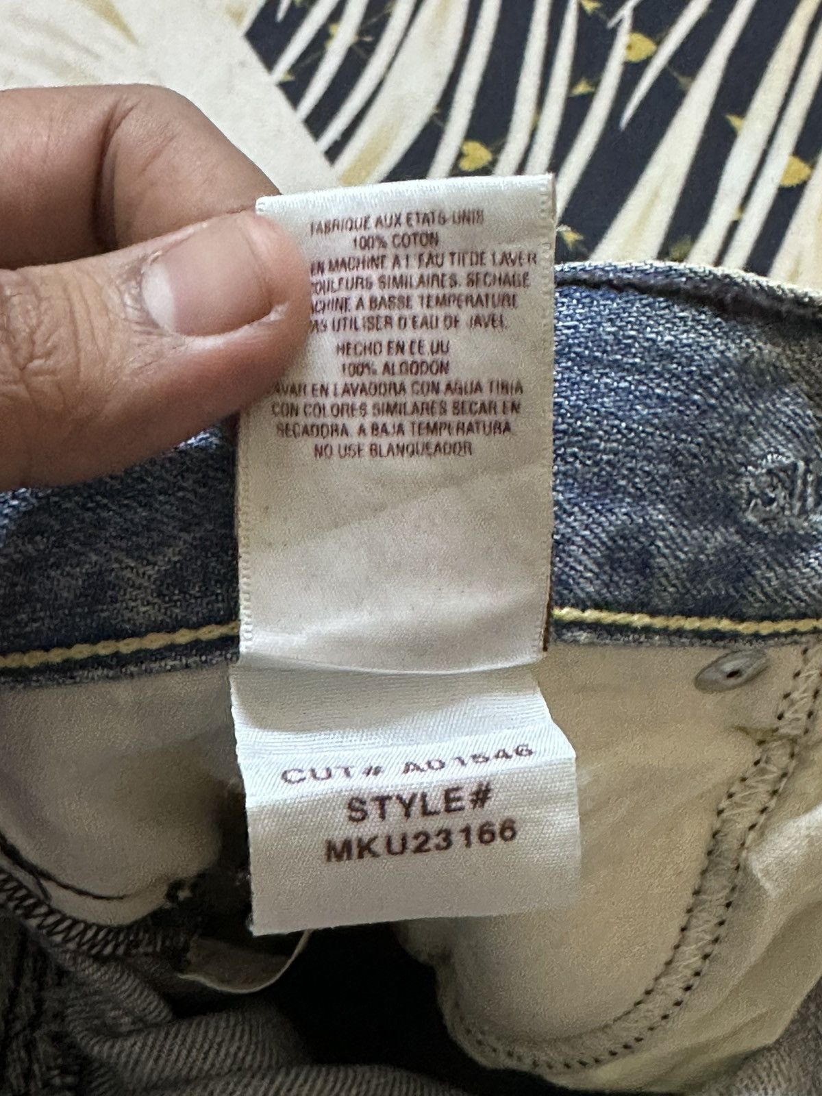 20471120 Vintage Yanuk Flare Mudwash Grunge Punk Denim Size US 31 - 12 Thumbnail
