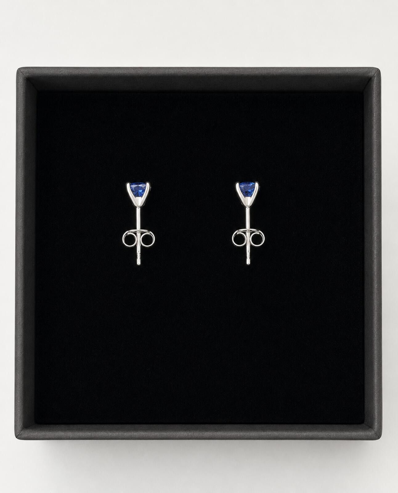 Other AAA Natural Kashmir Kyanite Stud Earrings 0.7ct 6mm Size ONE SIZE - 4 Thumbnail