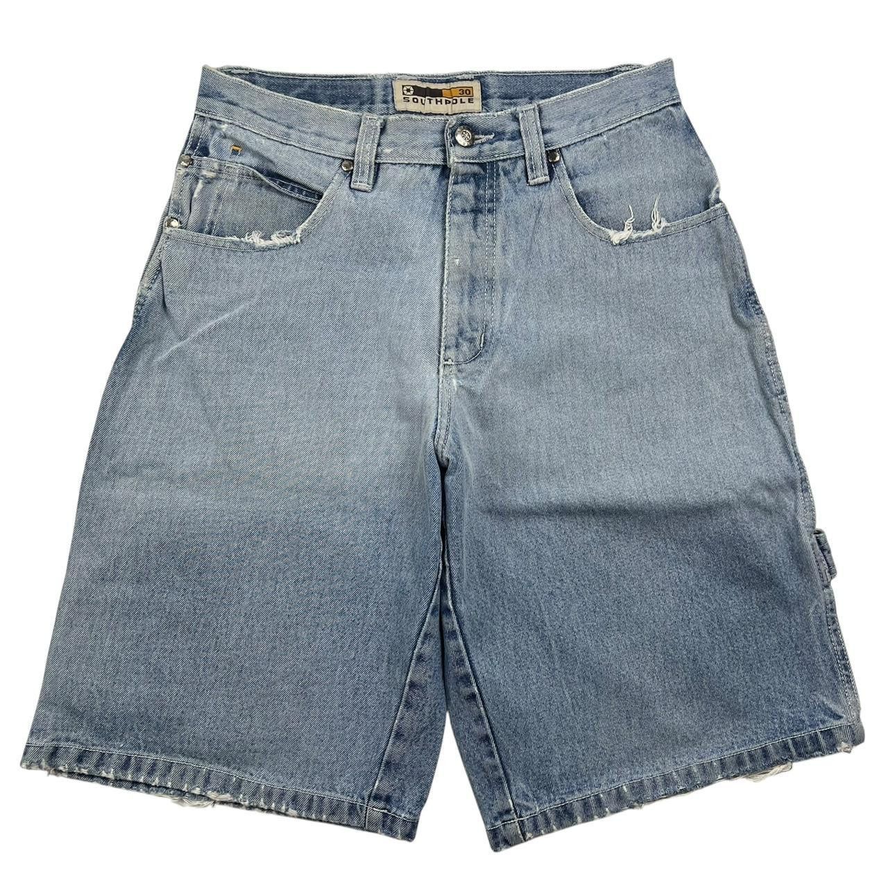 Southpole Vintage Southpole Carpenter Denim Shorts / Jorts - Waist 30 Size US 30 / EU 46 - 6 Thumbnail