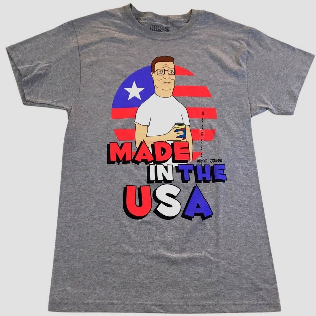 Other King of the Hill Hank T-Shirt Gray Small Made in The USA NWT Size US S / EU 44-46 / 1 - 1 Thumbnail