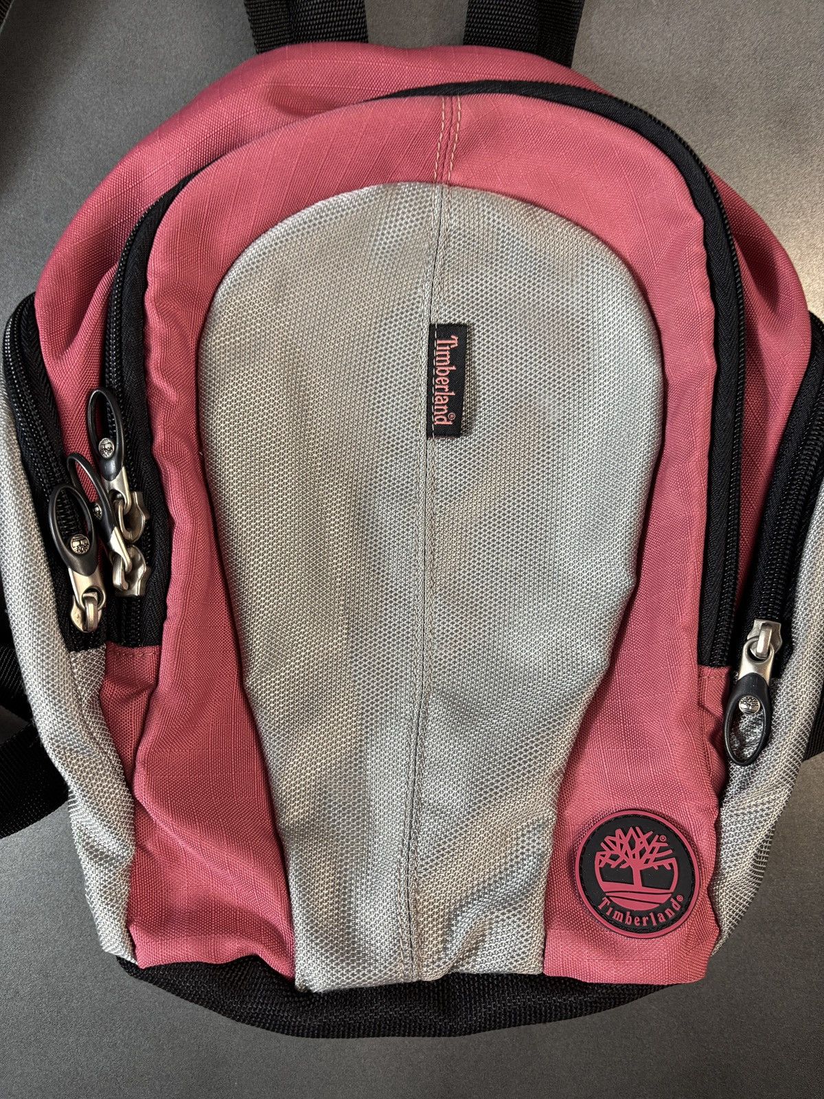 Timberland 2000s Timberland Backpack Y2K Vintage Mini Bag Knapsack Pink Size ONE SIZE - 6 Thumbnail