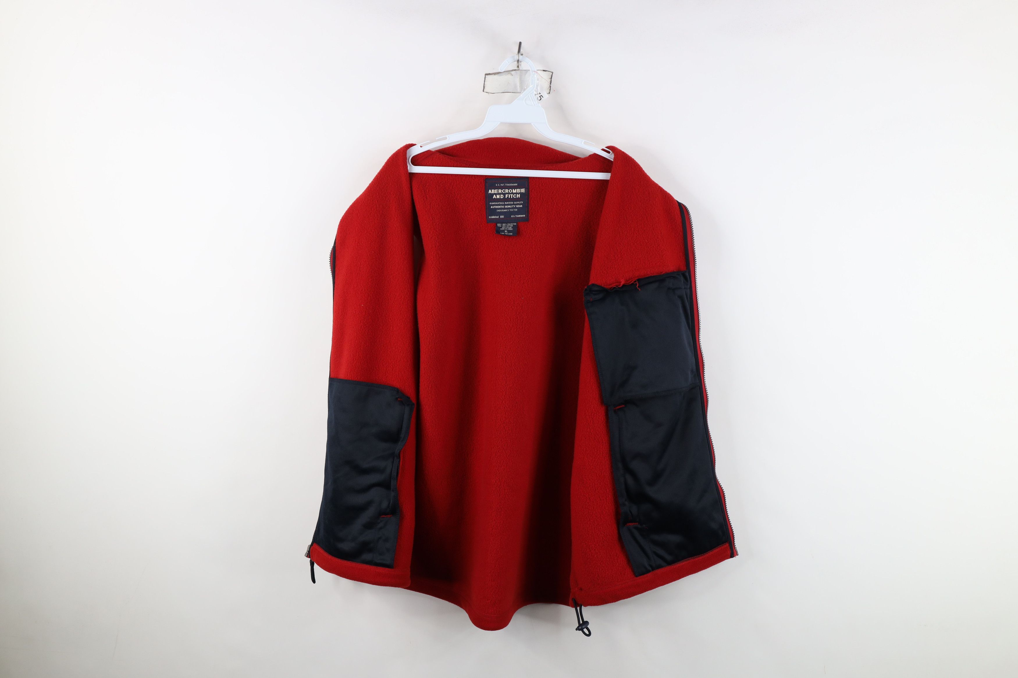 Abercrombie & Fitch Vintage 90s Y2K Abercrombie & Fitch Fleece Vest Jacket Size US XL / EU 56 / 4 - 10 Thumbnail