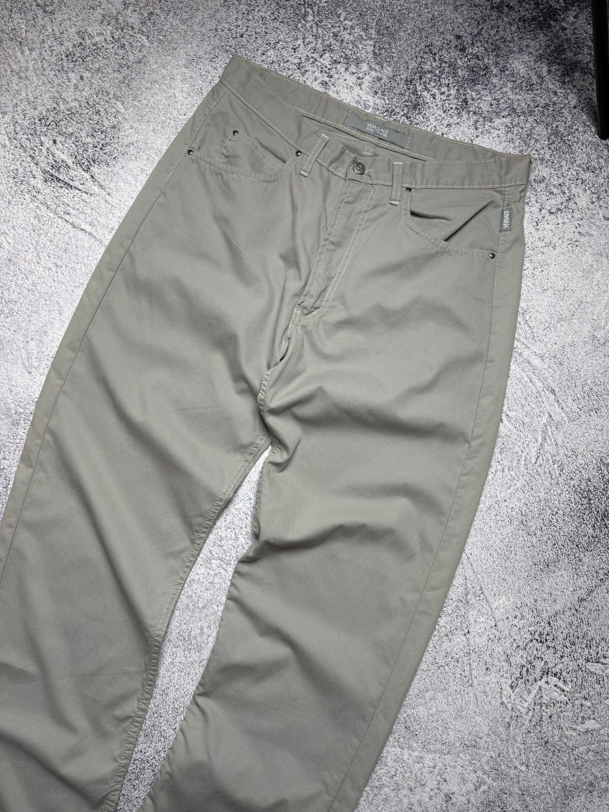 Versace Vintage 90s Versace Pants Rare Luxury Designer Chino Style Size US 34 / EU 50 - 10 Thumbnail