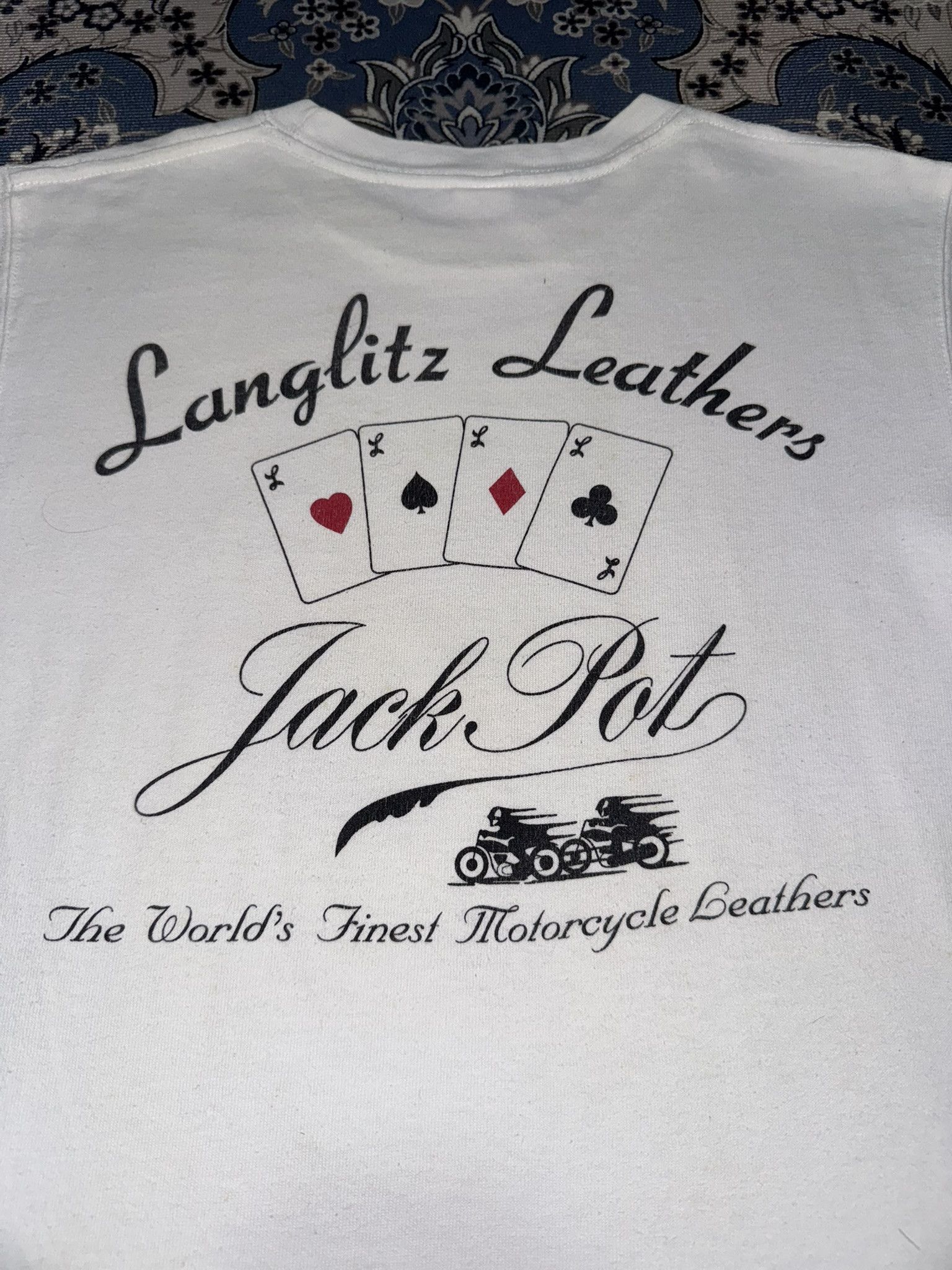 Indian Motorcycle × Japanese Brand Limited Edition 886/1000 Langlitz Lathers Motorclub T shirt Size US S / EU 44-46 / 1 - 4 Thumbnail