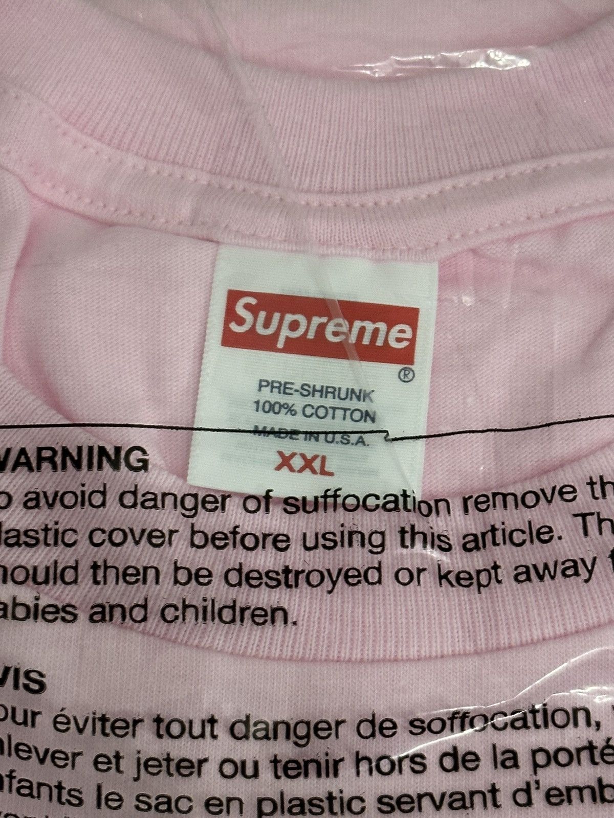 Supreme Supreme League Tee - Light Pink - XXL - SS23 Size US XXL / EU 58 / 5 - 4 Thumbnail
