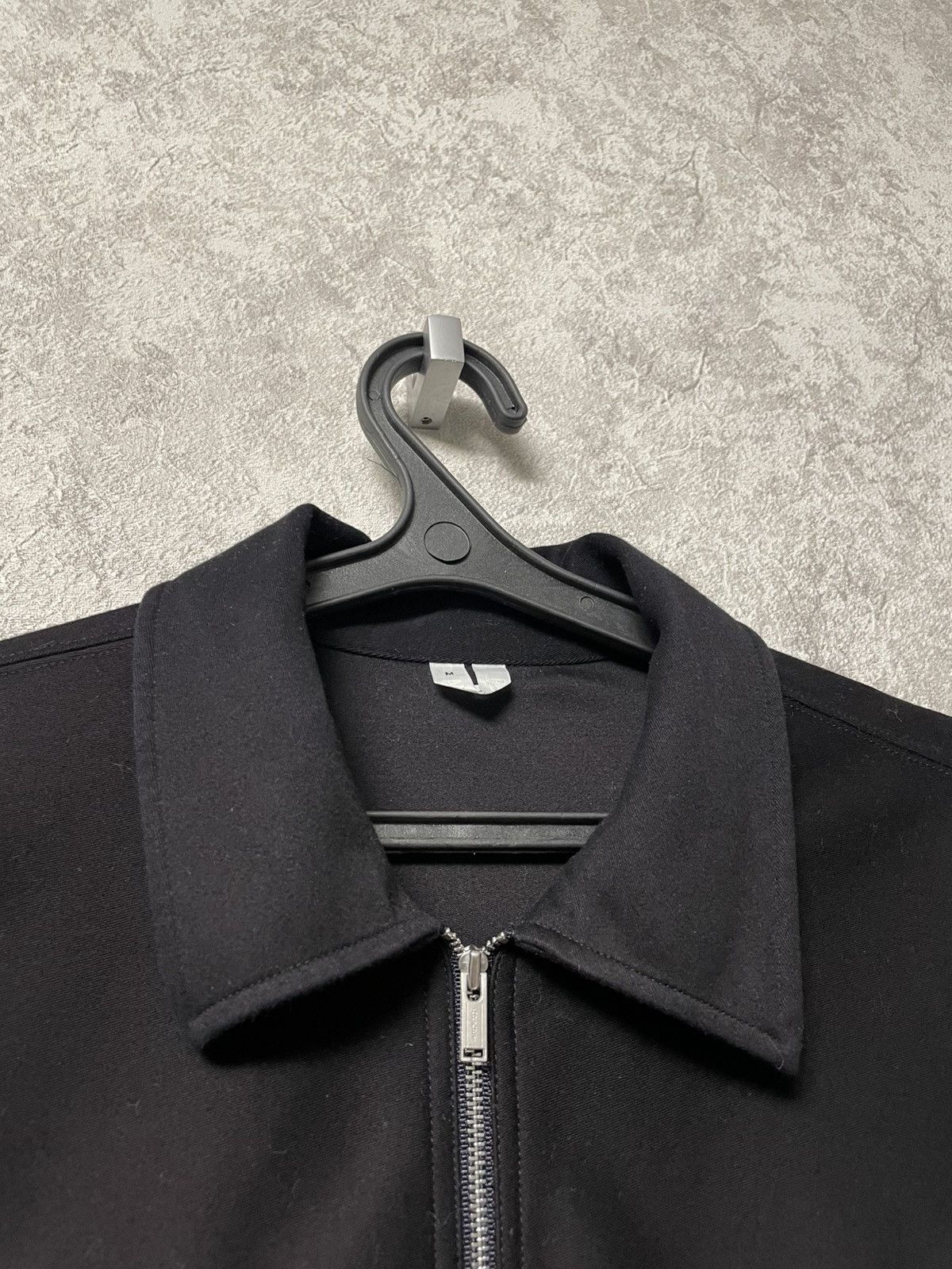 Arket Arket Black Basic Cotton Zip-Up Overshirt Jacket Size US M / EU 48-50 / 2 - 6 Thumbnail