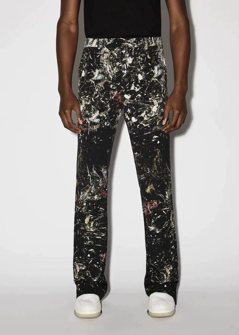 Amiri Amiri High Street Graffiti Wool Wide-leg Pants Size US 32 / EU 48 - 1 Thumbnail