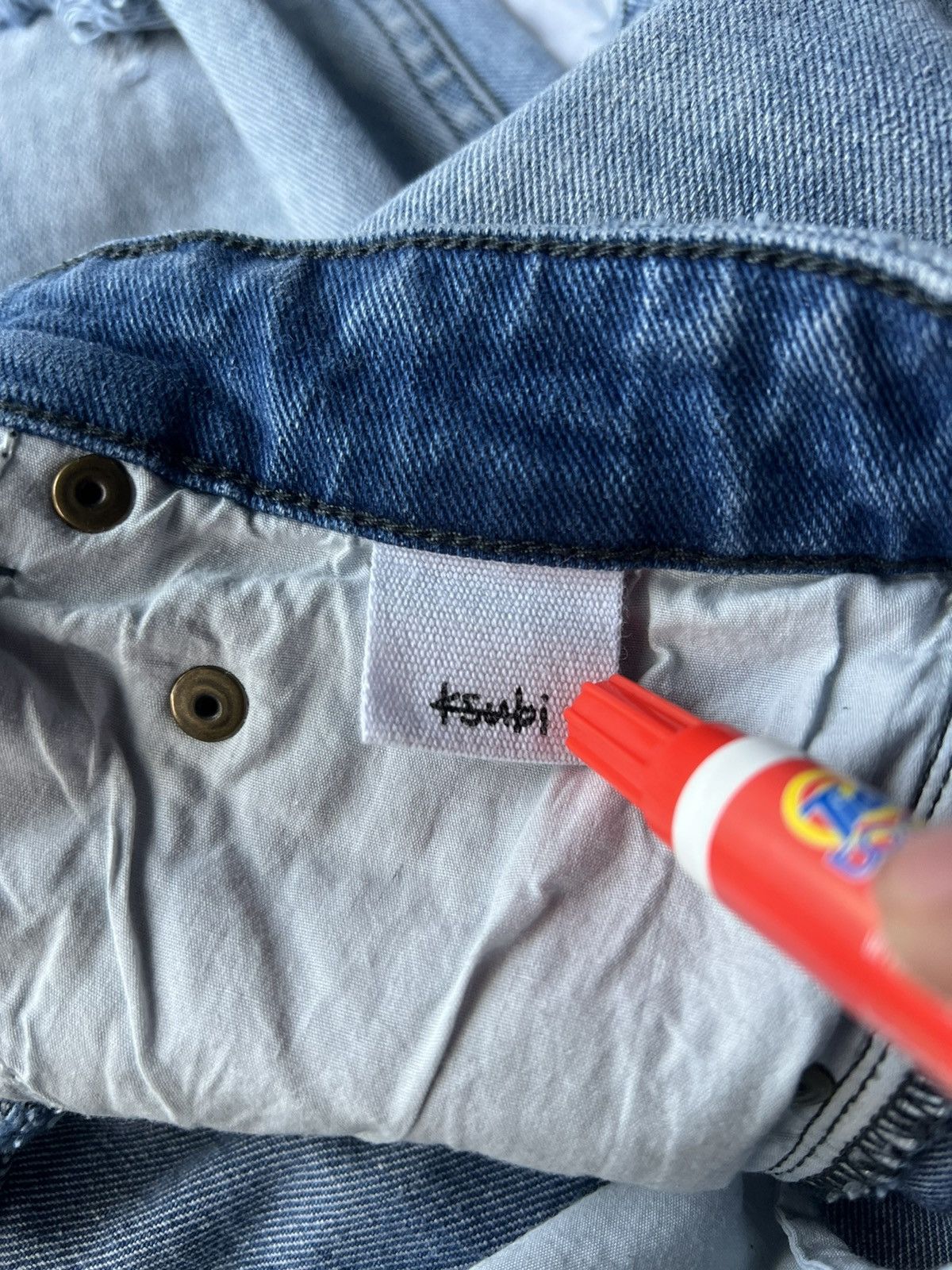Designer × Ksubi Light Blue Ksubi Jeans Size US 30 / EU 46 - 10 Thumbnail