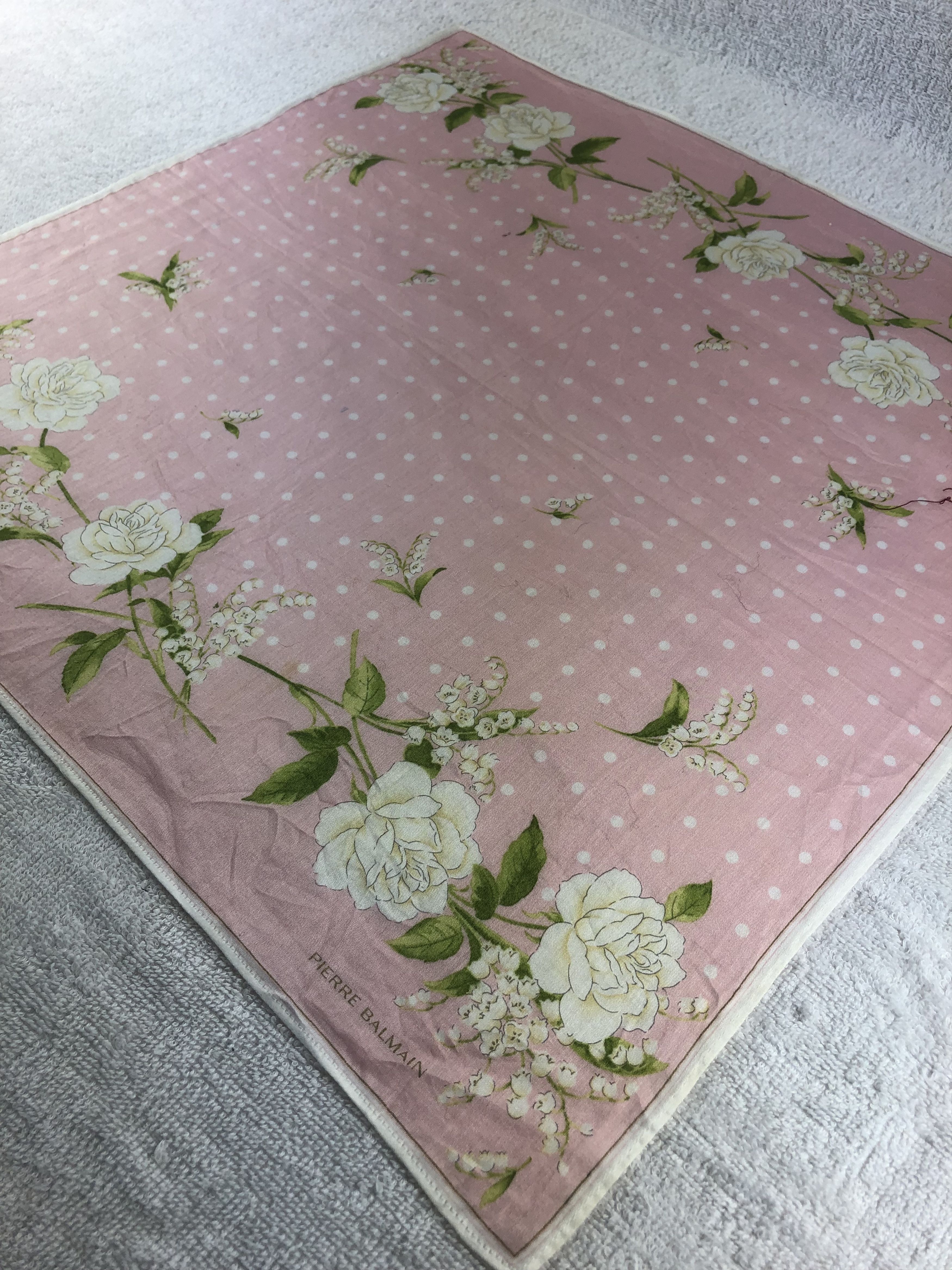 Pierre Balmain × Vintage Pierre Balmain Handkerchief / Bandana / Neckerchief Size ONE SIZE - 4 Thumbnail