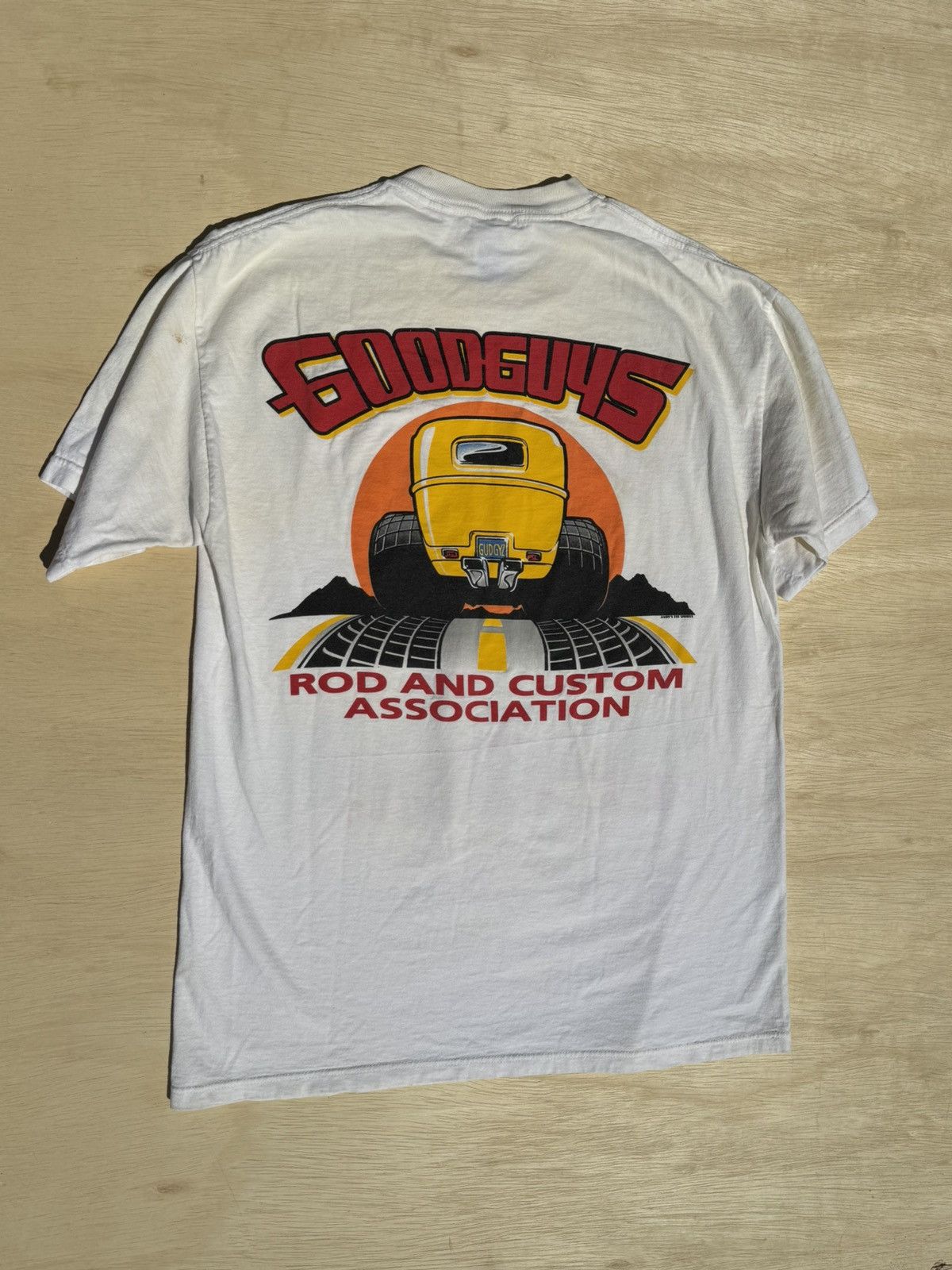 Ford × Vintage 1997 Hot Rod Car Show Vintage 90’s Neon AOP T-Shirt Size US M / EU 48-50 / 2 - 8 Thumbnail