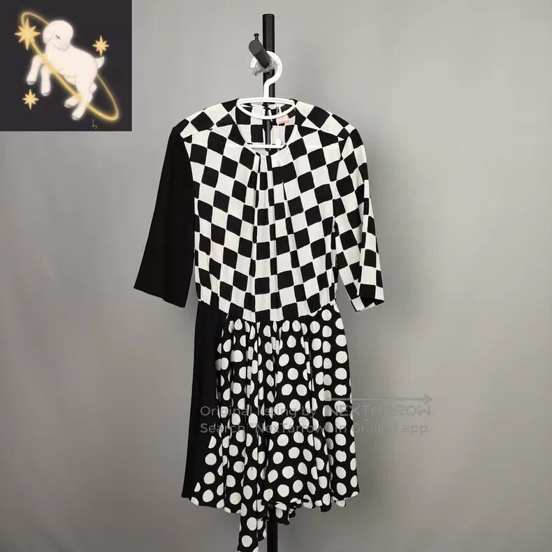 Louis Vuitton Louis Vuitton Black and white polka-dot paneled dress Size XXS / US 00 / IT 34 - 1 Thumbnail