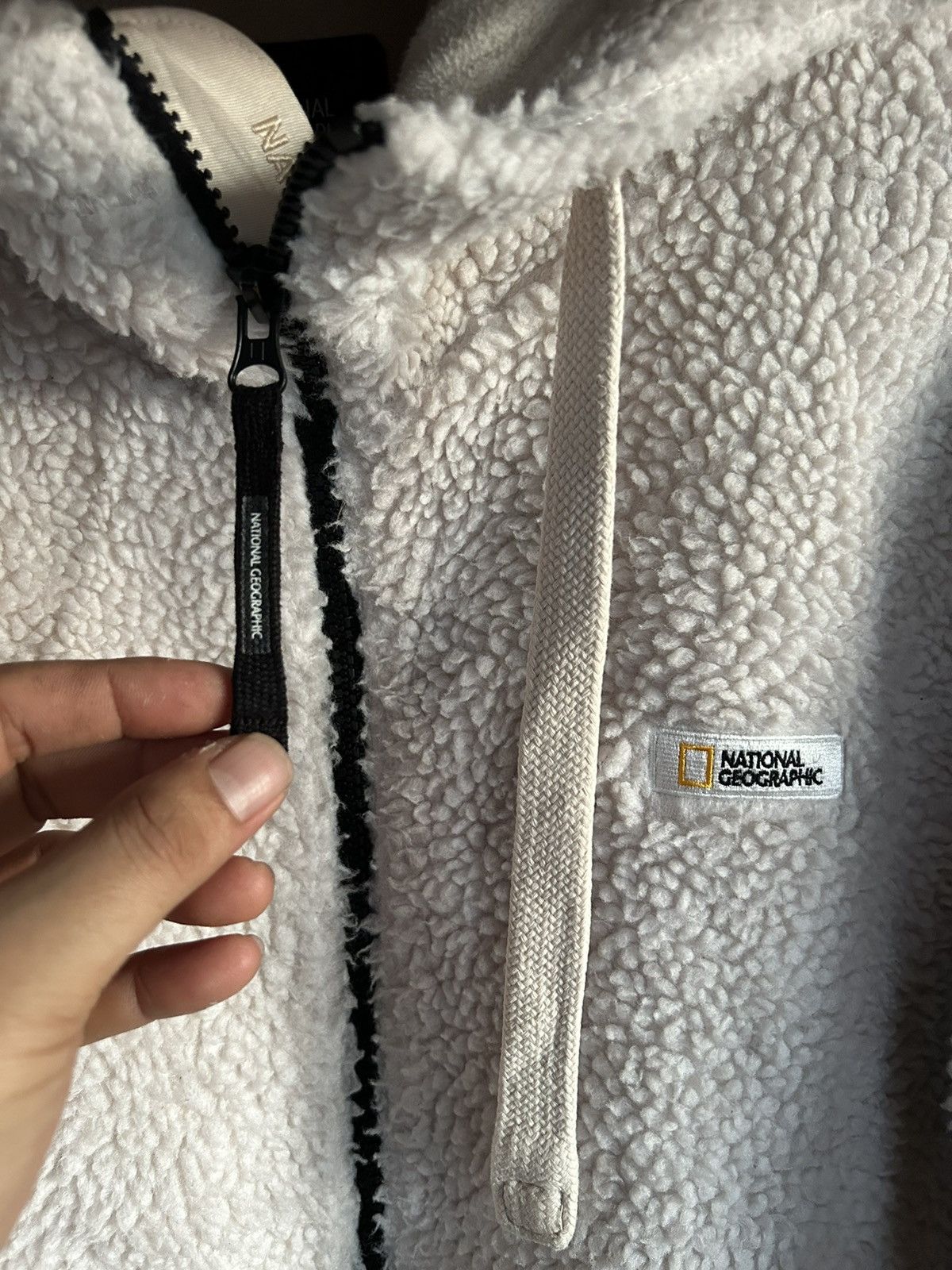 Beauty Beast × Vintage BINDING ‼️NATIONAL GEOGRAPHIC COSTONI FLEECE HOODIE Size US M / EU 48-50 / 2 - 5 Thumbnail