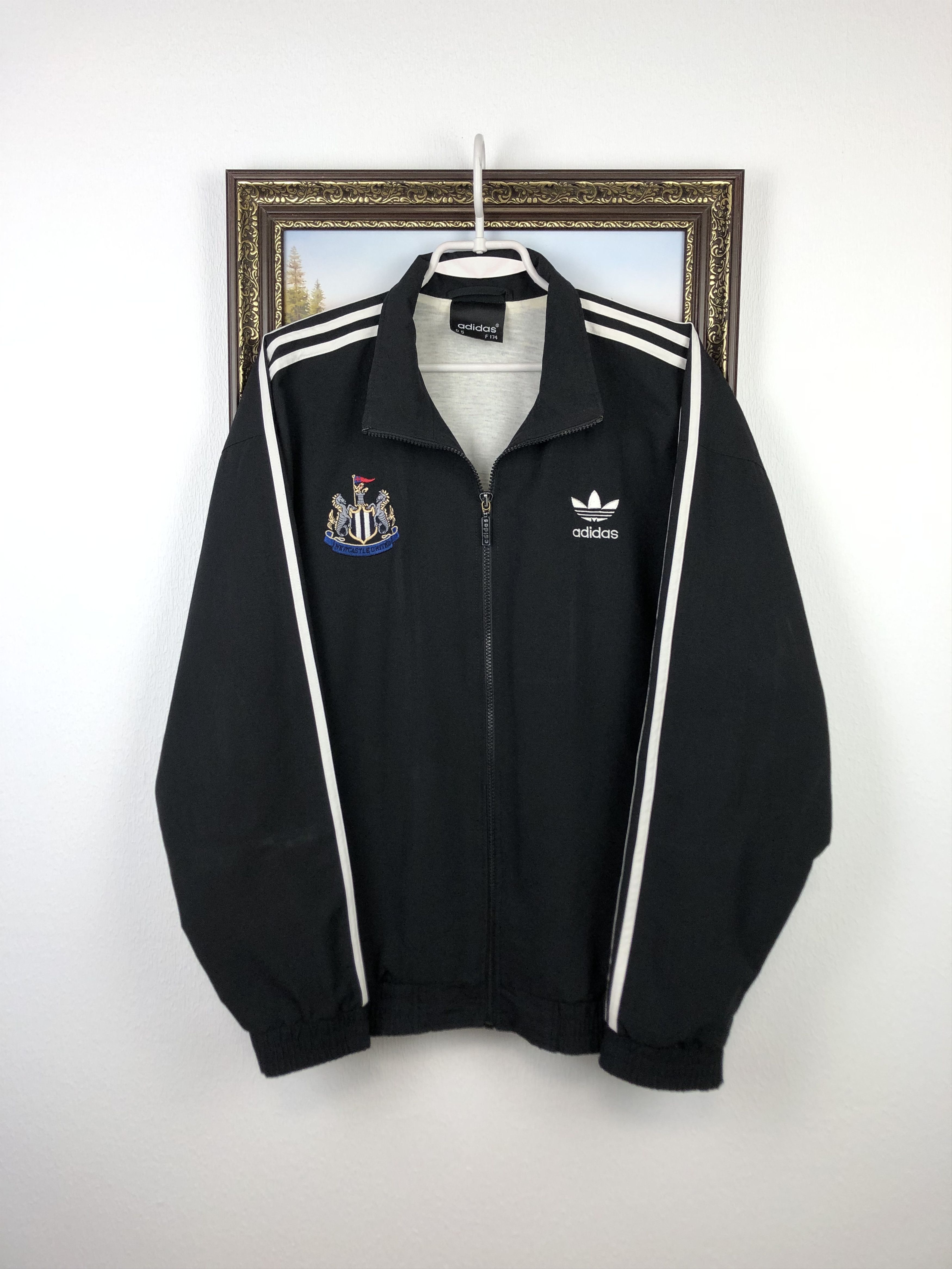 Adidas Vintage Adidas Newcastle Football Track Top Soccer Jacket Size US M / EU 48-50 / 2 - 1 Thumbnail