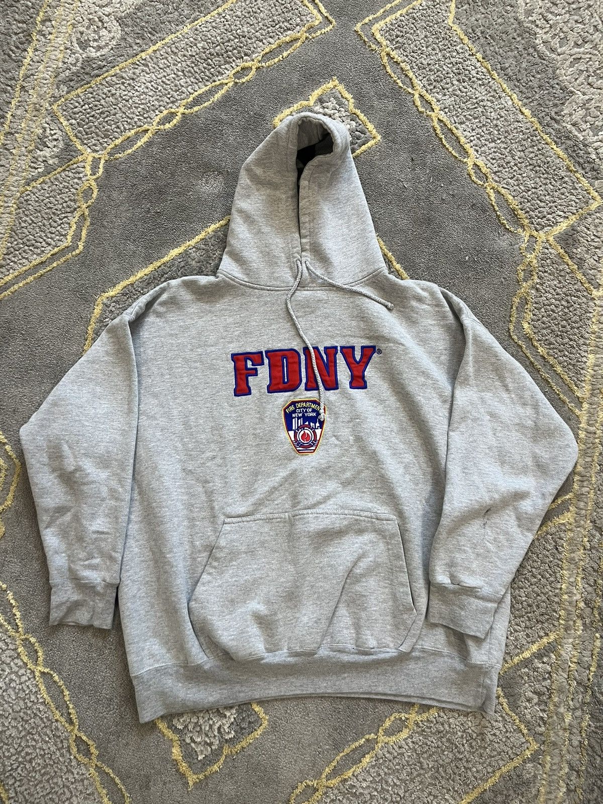 Vintage FDNY hoodie Size US XXL / EU 58 / 5 - 1 Thumbnail