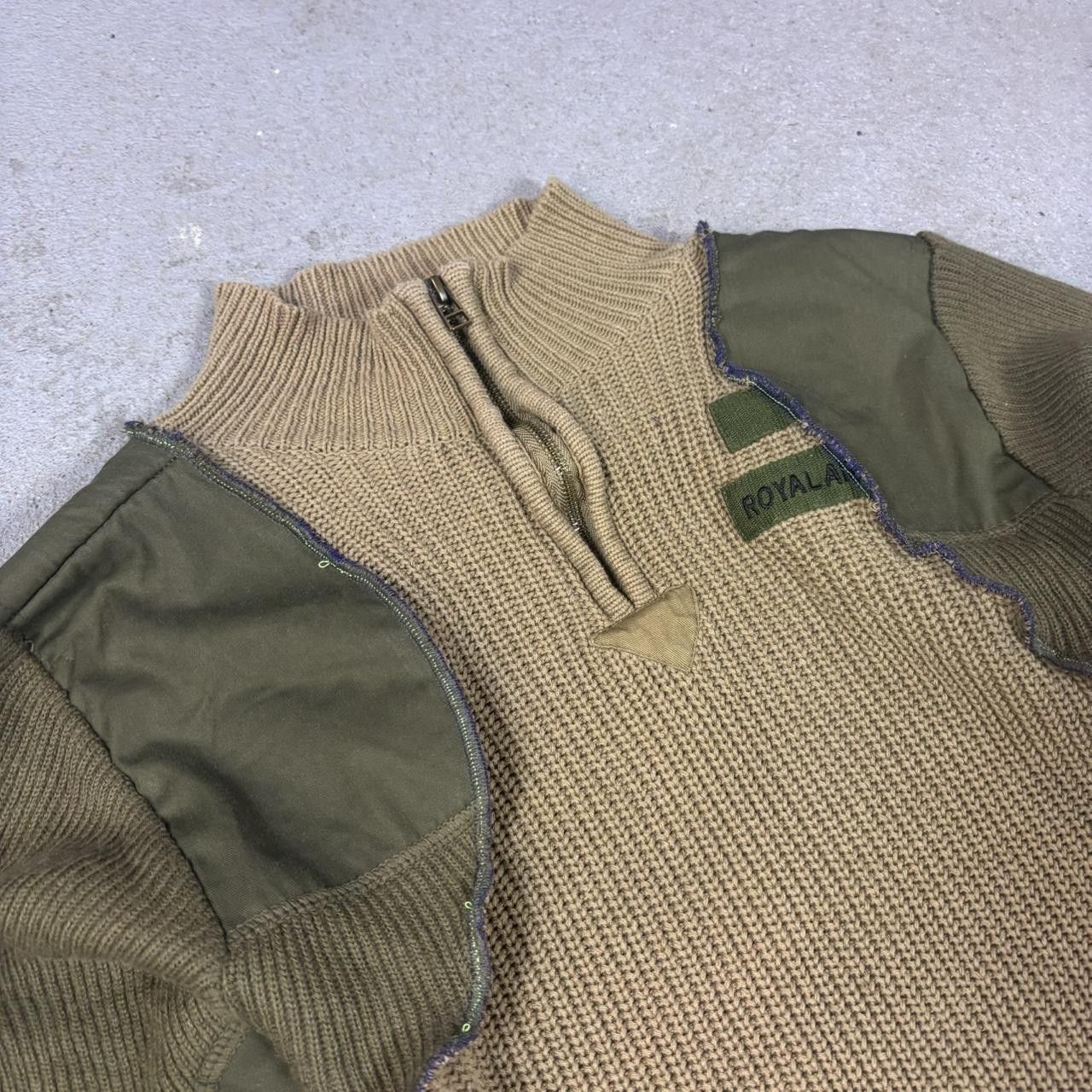 Japanese Brand × Vintage Military surplus cut and sewn ribbed archive sweater Size US L / EU 52-54 / 3 - 2 Thumbnail