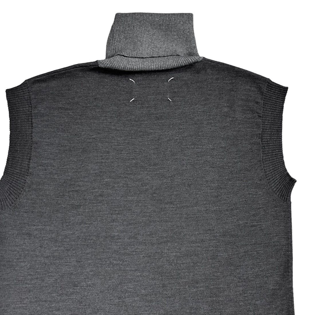 Maison Margiela Maison Martin Margiela Open Seam Sleeveless Rollneck Sweater - AW15 Size US M / EU 48-50 / 2 - 6 Thumbnail