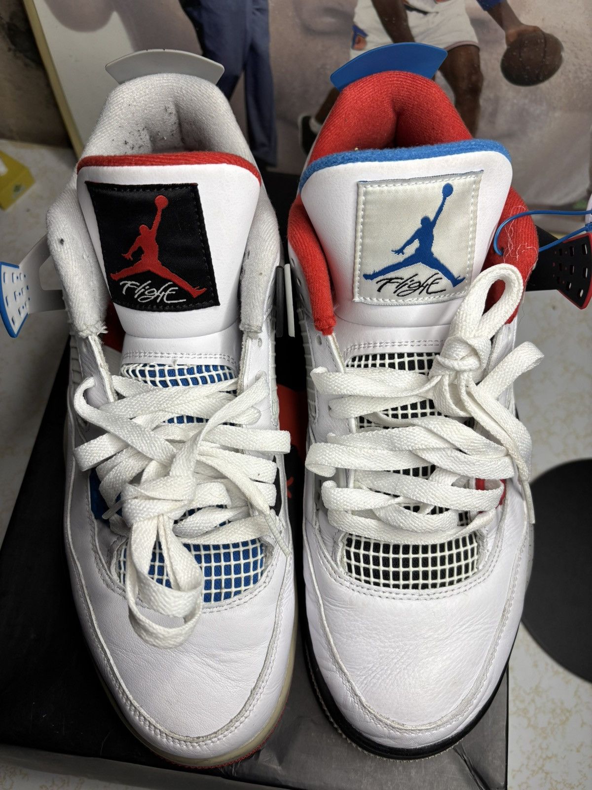 Jordan Brand Jordan Retro 4 ‘what the’ Size US 11.5 / EU 44-45 - 2 Thumbnail