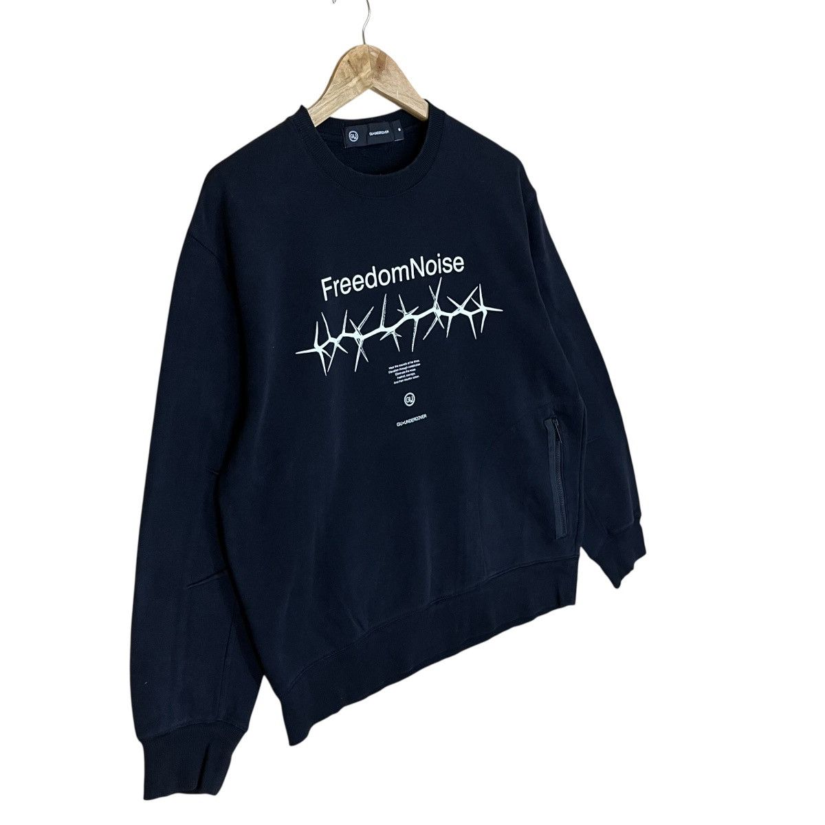 Undercover × Uniqlo Uniqlo x Undercover Freedom Noise Big Logo Sweatshirt Size US M / EU 48-50 / 2 - 2 Thumbnail