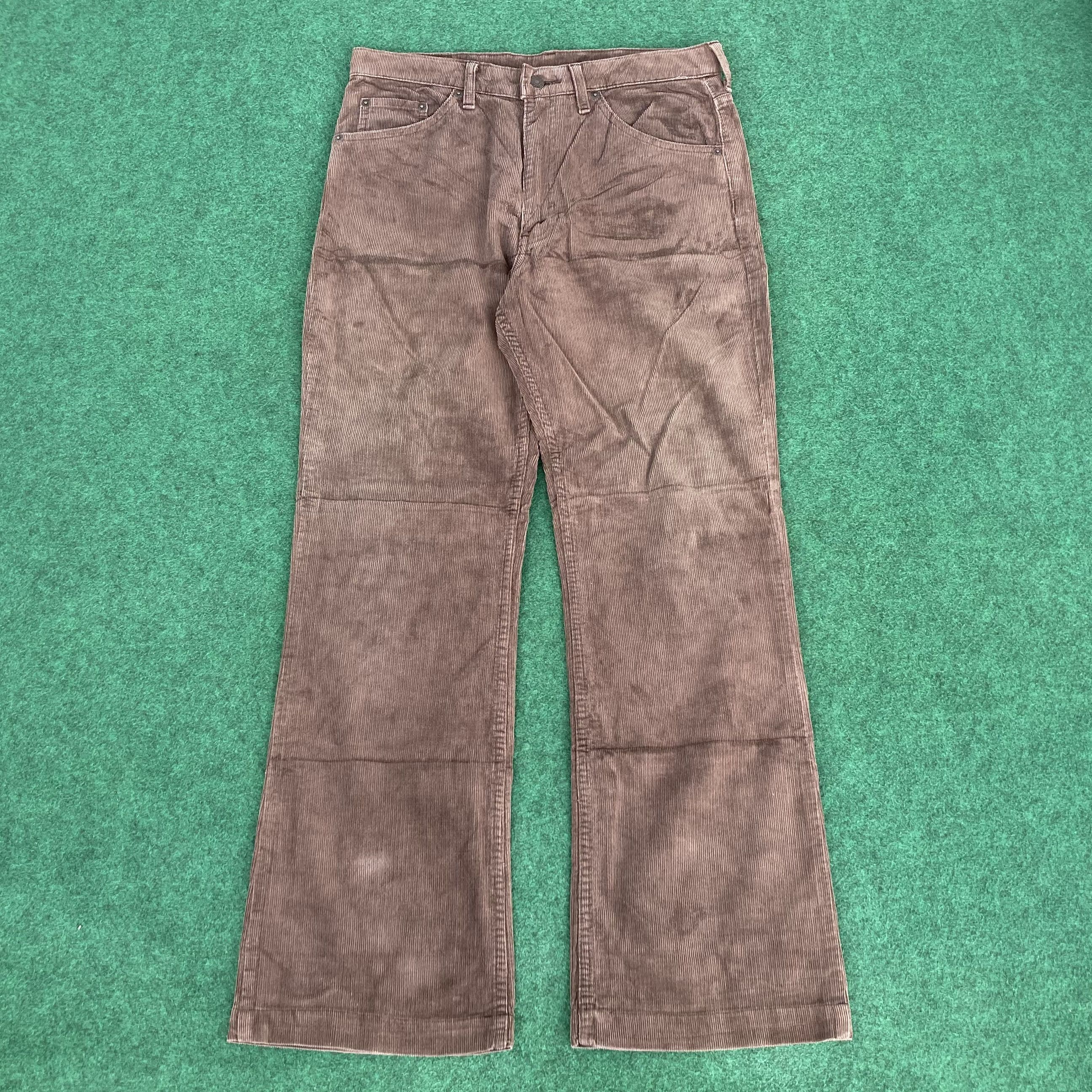 Designer × Levi's × Vintage Vtg Levis 517 Corduroy Sz 32 Bootcut Flared Faded Jeans Size US 32 / EU 48 - 1 Thumbnail