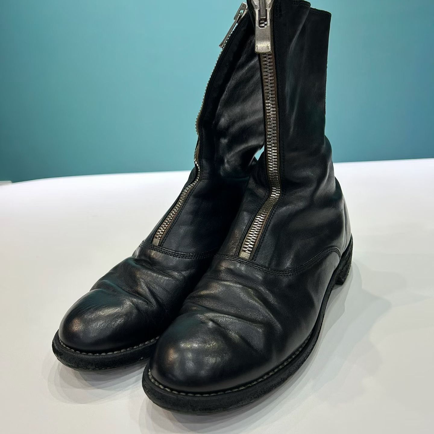 GUIDI 310 Front Zip Boots Size 39