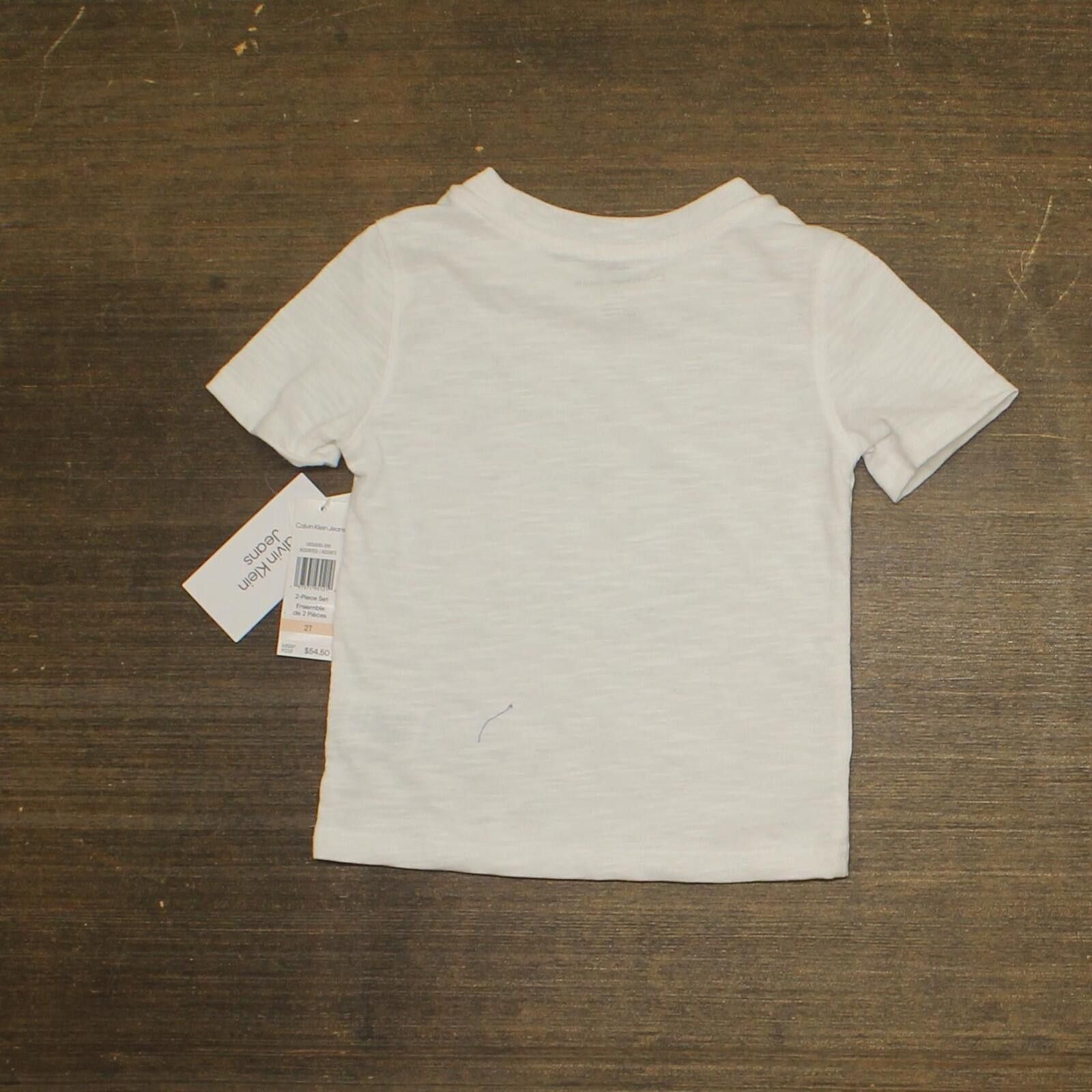 Other Calvin Klein Jeans Toddler T-shirt Tee Cksii69d-999 White 2t Size US XXS / EU 40 - 2 Thumbnail