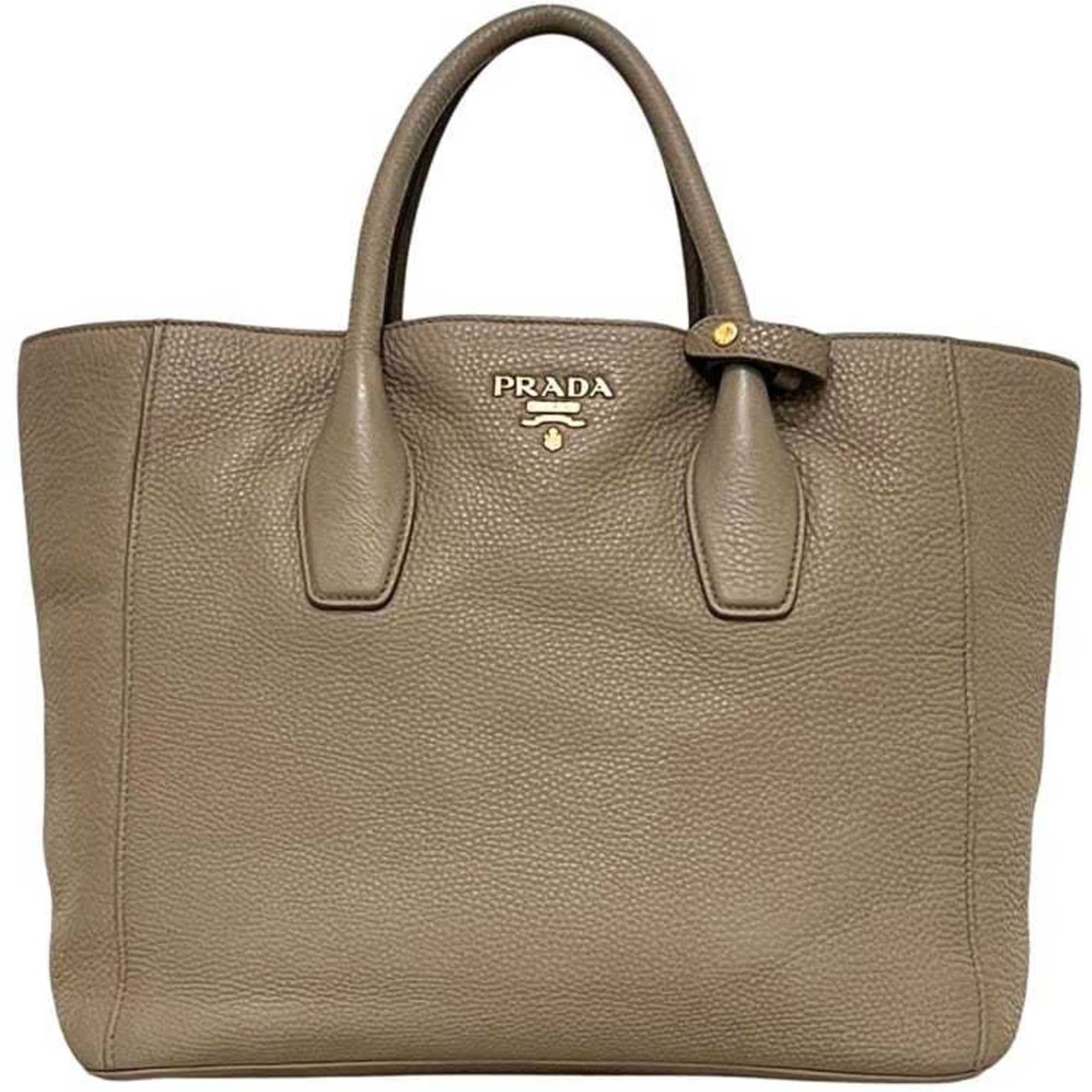 Prada Prada Tote Bag ec-25178 Beige BN2694 Leather 204 PRADA Women's Men's Size ONE SIZE - 1 Thumbnail