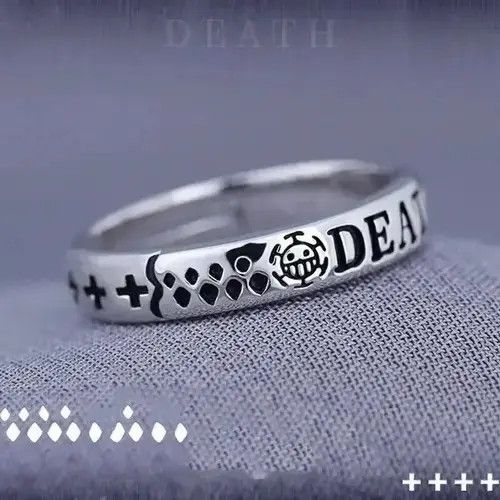 Jewelry x Vintage Anime Death Rings in Silver, Men's