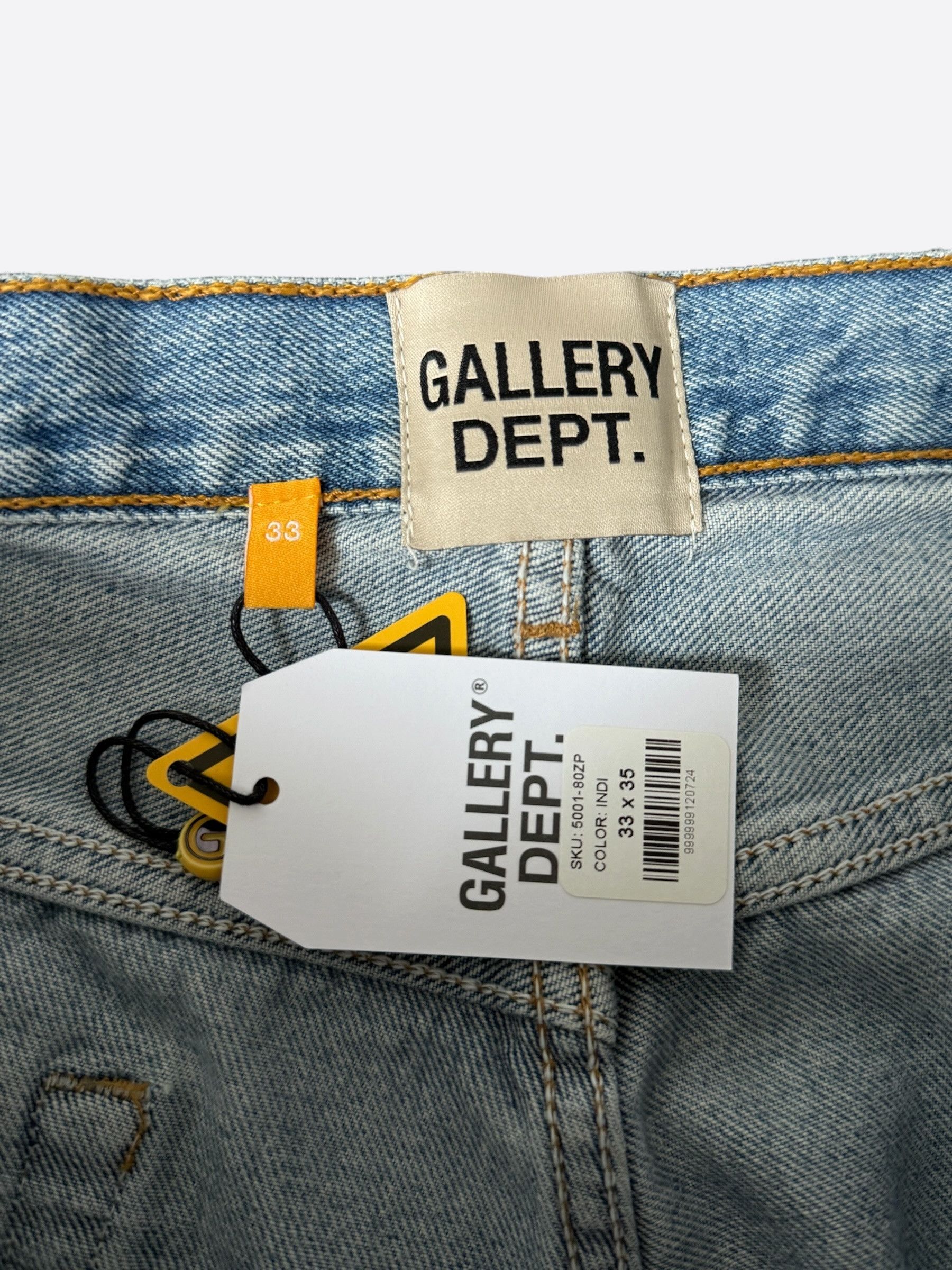 Gallery Dept. Gallery Dept Levis Blue Indigo Ready Jeans Size US 33 - 3 Thumbnail