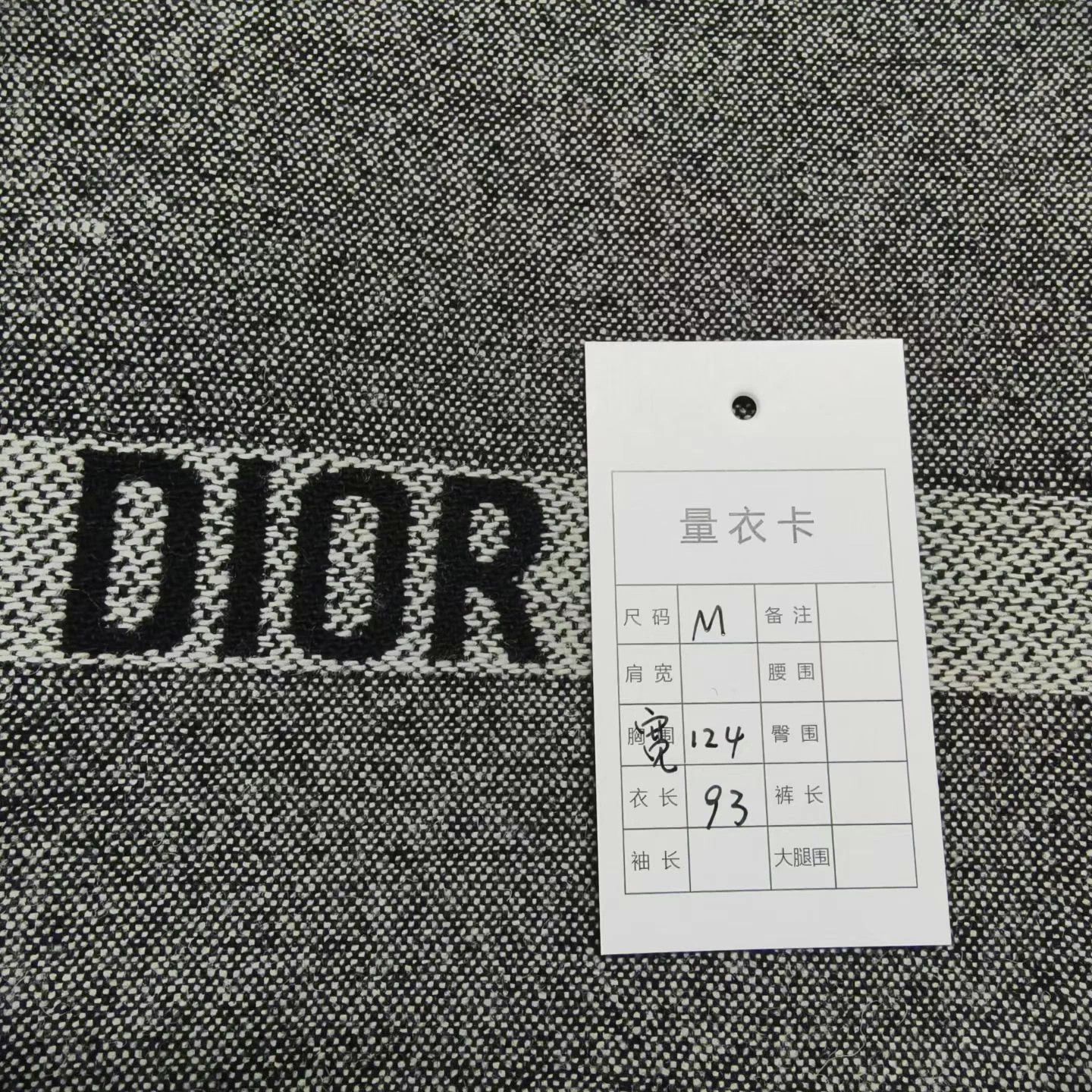 Dior Christian Dior Grey Striped Wool Cape Coat M Size M / US 6-8 / IT 42-44 - 7 Thumbnail