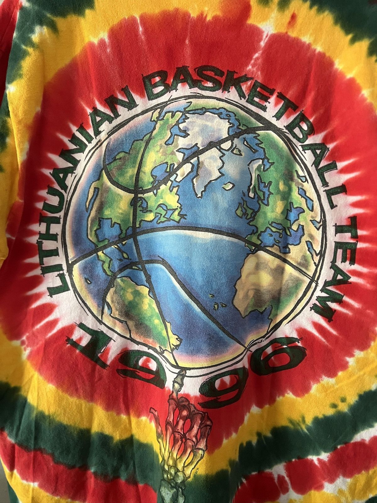 Grateful Dead Vintage 1996 Grateful Dead Liquid Blue Lithuania Tee Size US XL / EU 56 / 4 - 4 Thumbnail