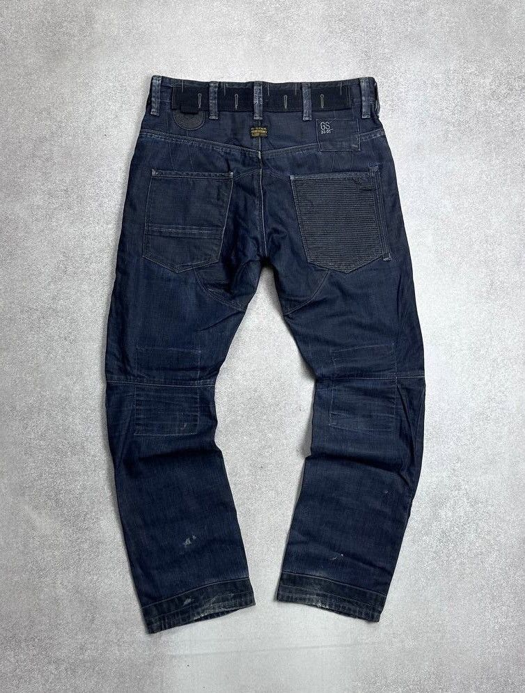 G-Star Vintage G-star Raw Moto Denim Y2K Cargo Pants 32x32 Size US 32 / EU 48 - 1 Thumbnail
