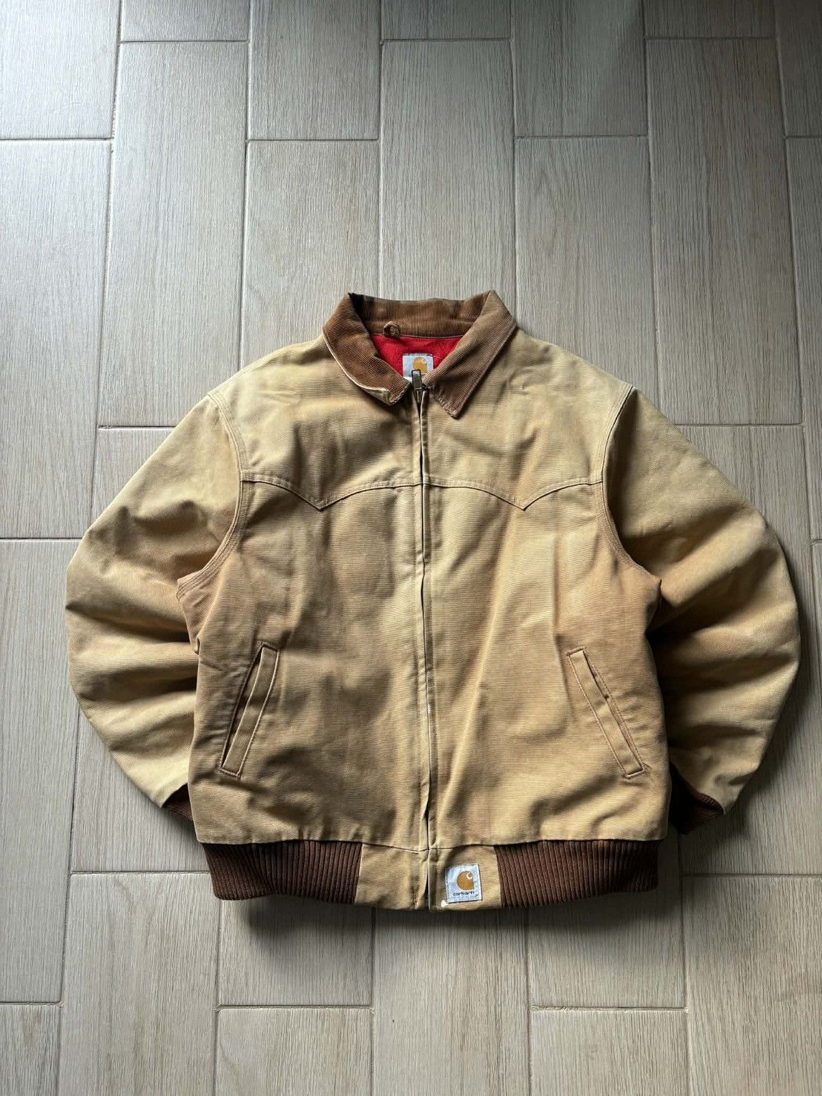 Carhartt Vintage Carhartt Santa Fe J13 BRN Size US XL / EU 56 / 4 - 1 Thumbnail